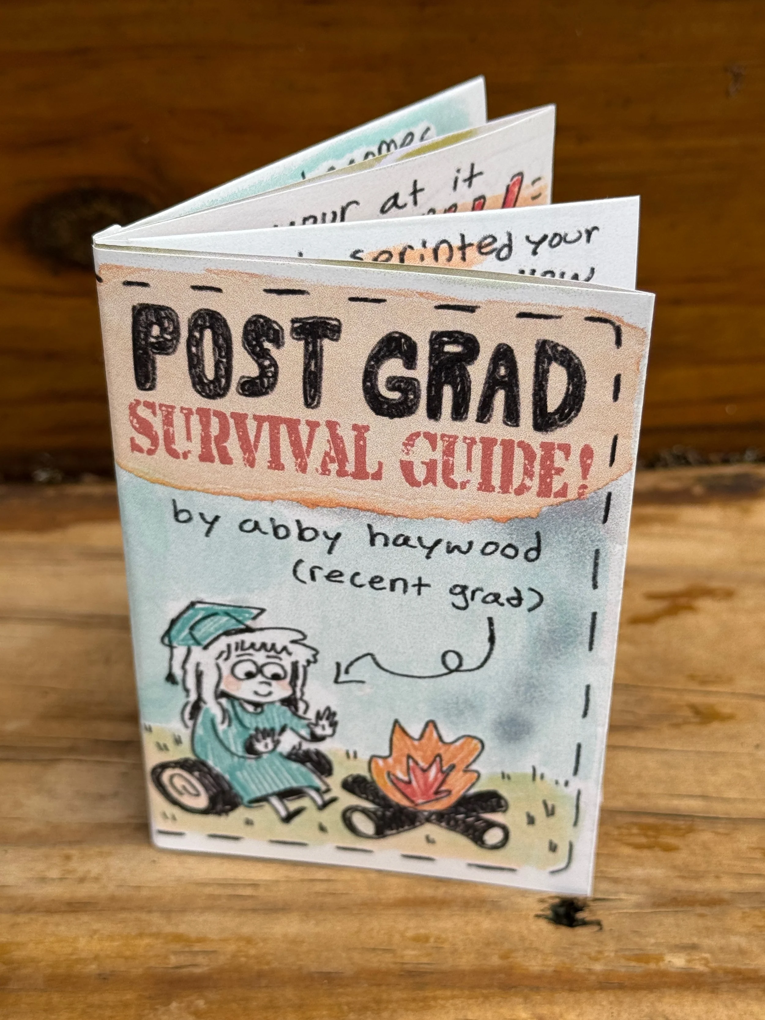 post grad survival zine photo outside.jpeg