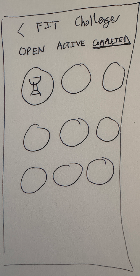 Completed Challenges - The completed tab will be more minimal and focus on celebrating achievements, with the option to click and see details in an overlay.