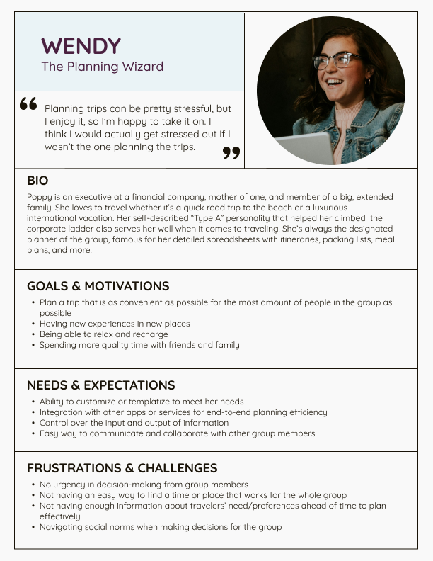 Wendy the Planning Wizard