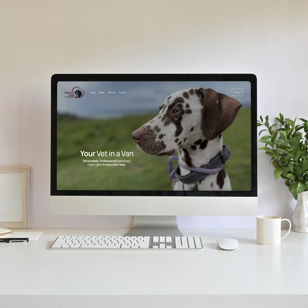We had the pleasure of working with Garvey Veterinary Services to elevate their online presence and create a new website

Jack, Founder of Garvey Vets briefed a sleek &amp; informative feel where he could highlight his services in a professional yet 