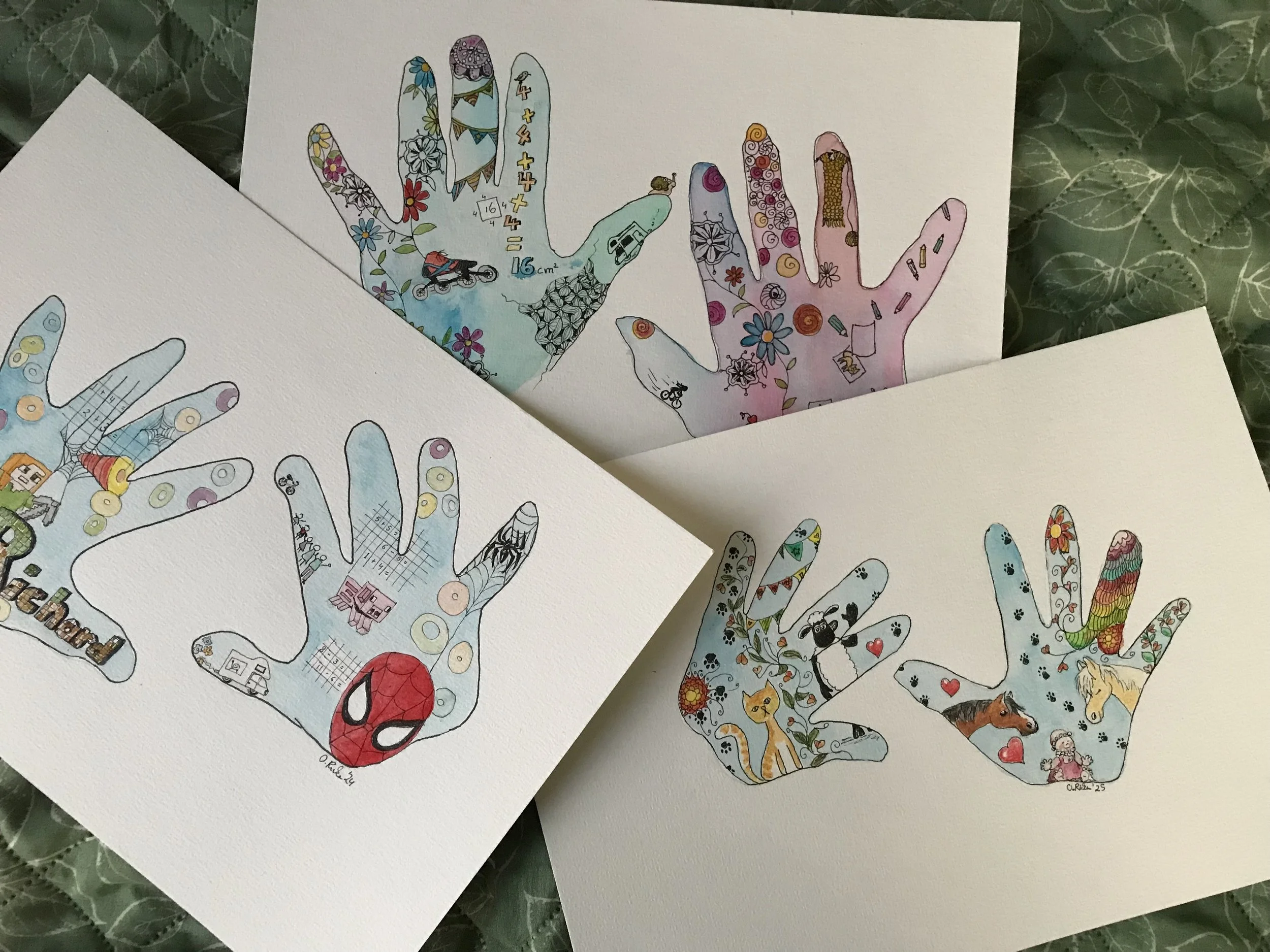 Inspired Hands -  capturing a precious moment in your child's life
