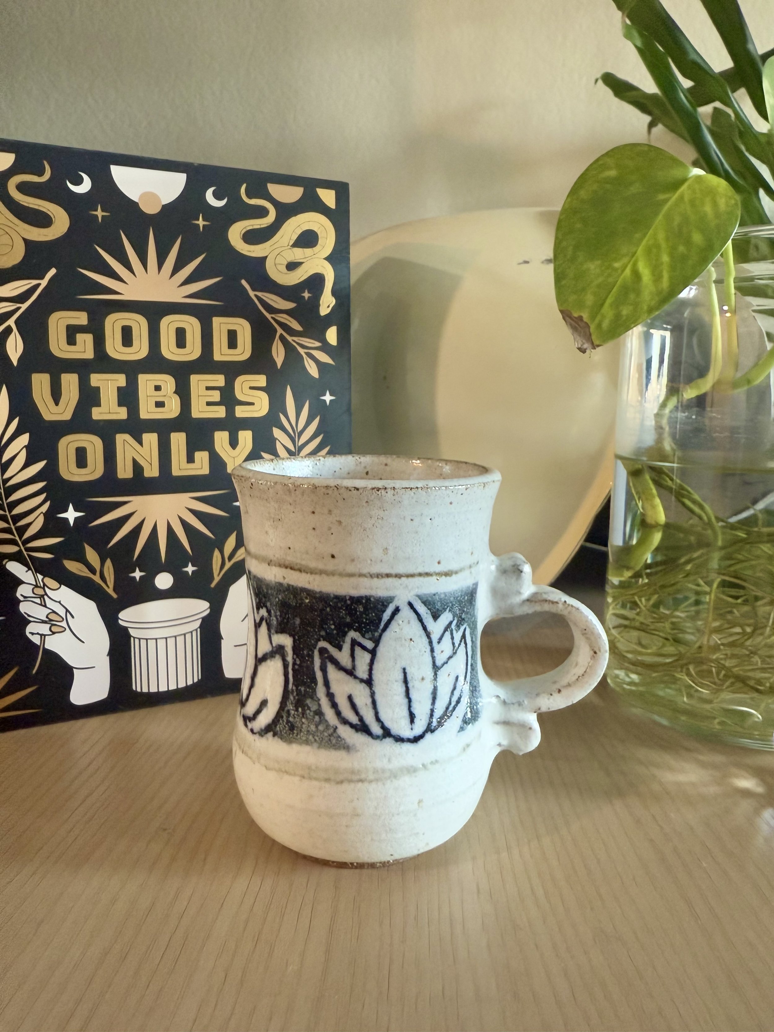 Floral Handmade Mug No. 2 (6oz)