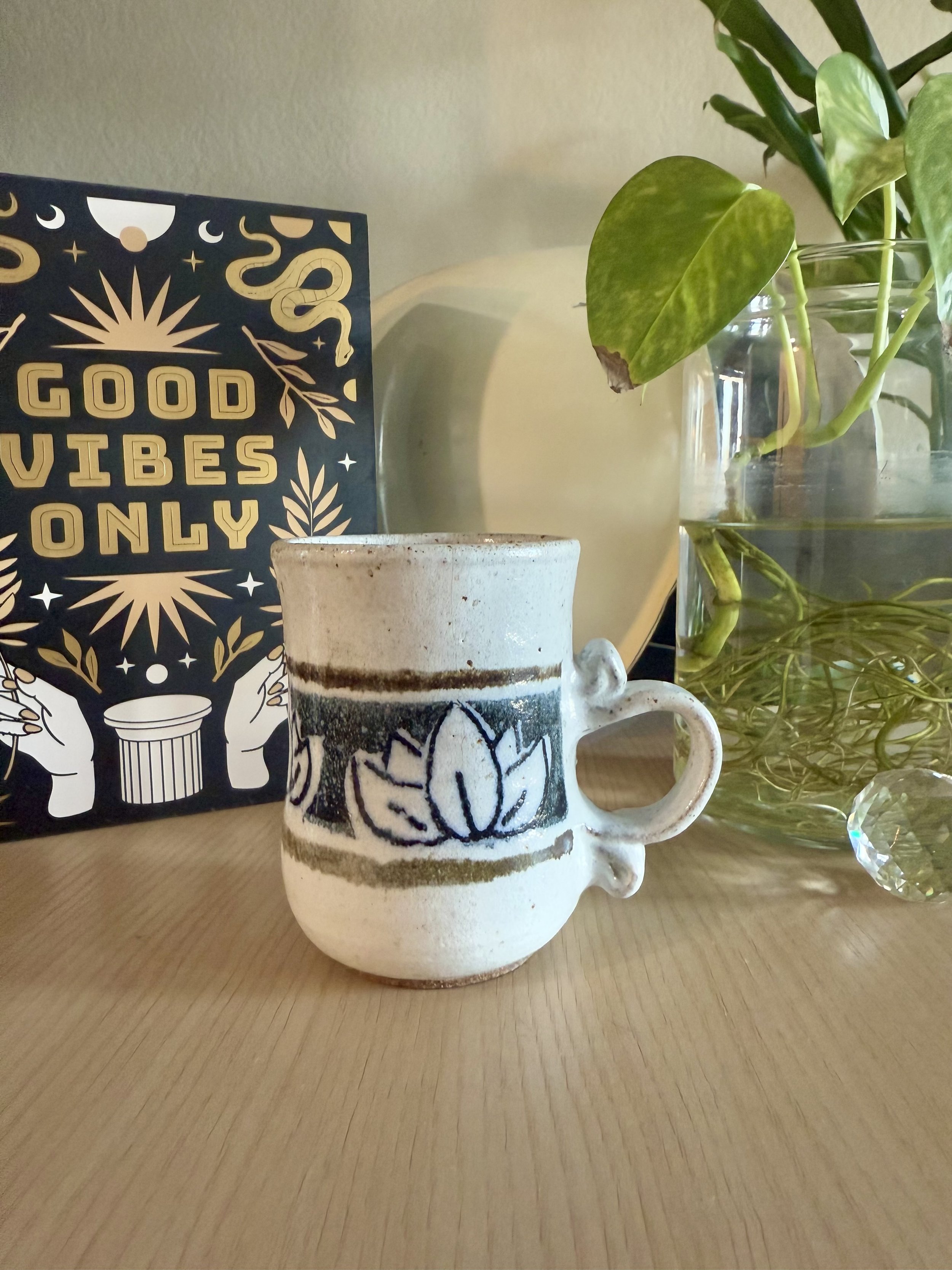 Floral Handmade Mug No. 1 (6oz)