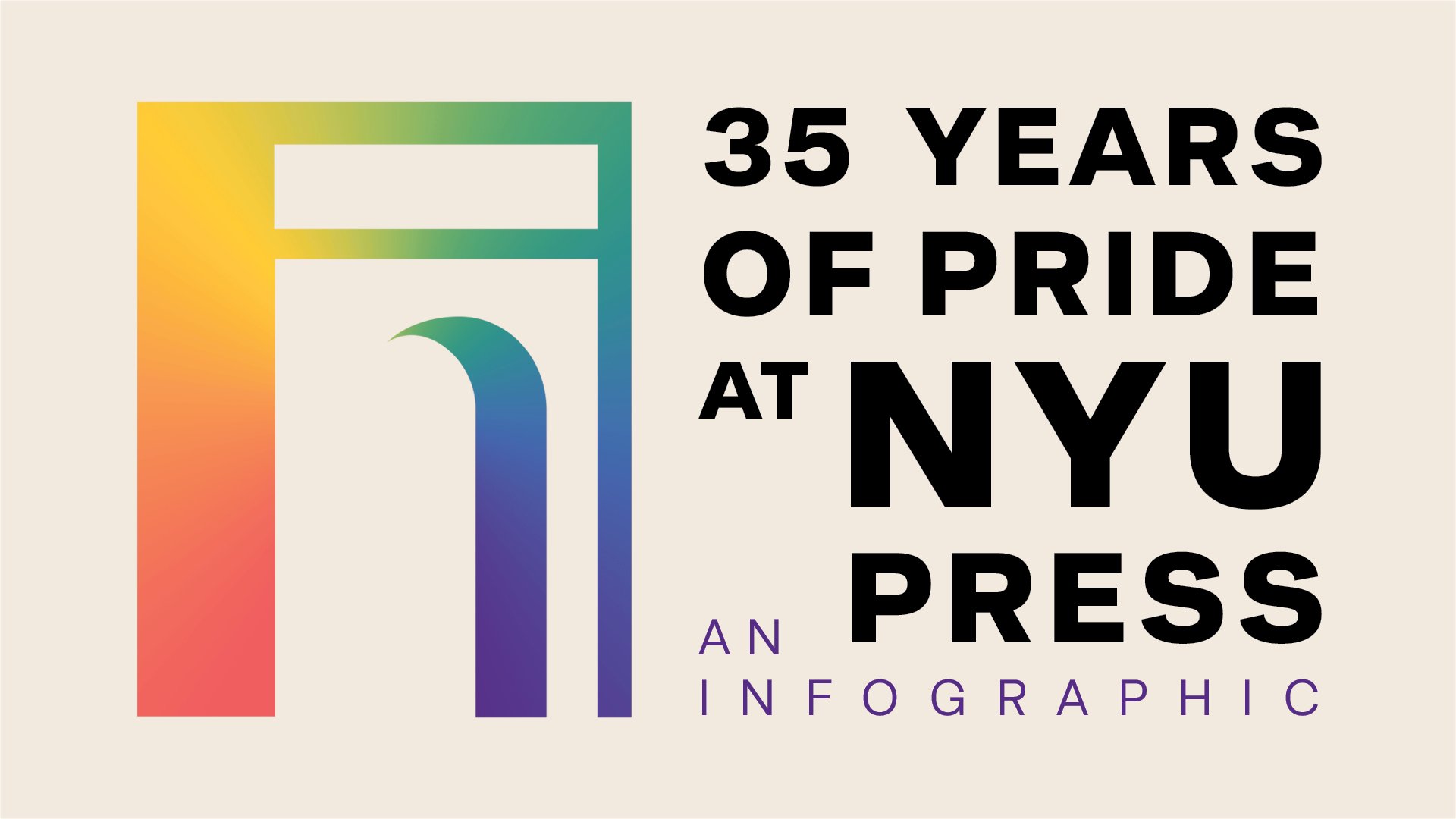 35 Years of Pride at NYU Press (Infographic, 2025)