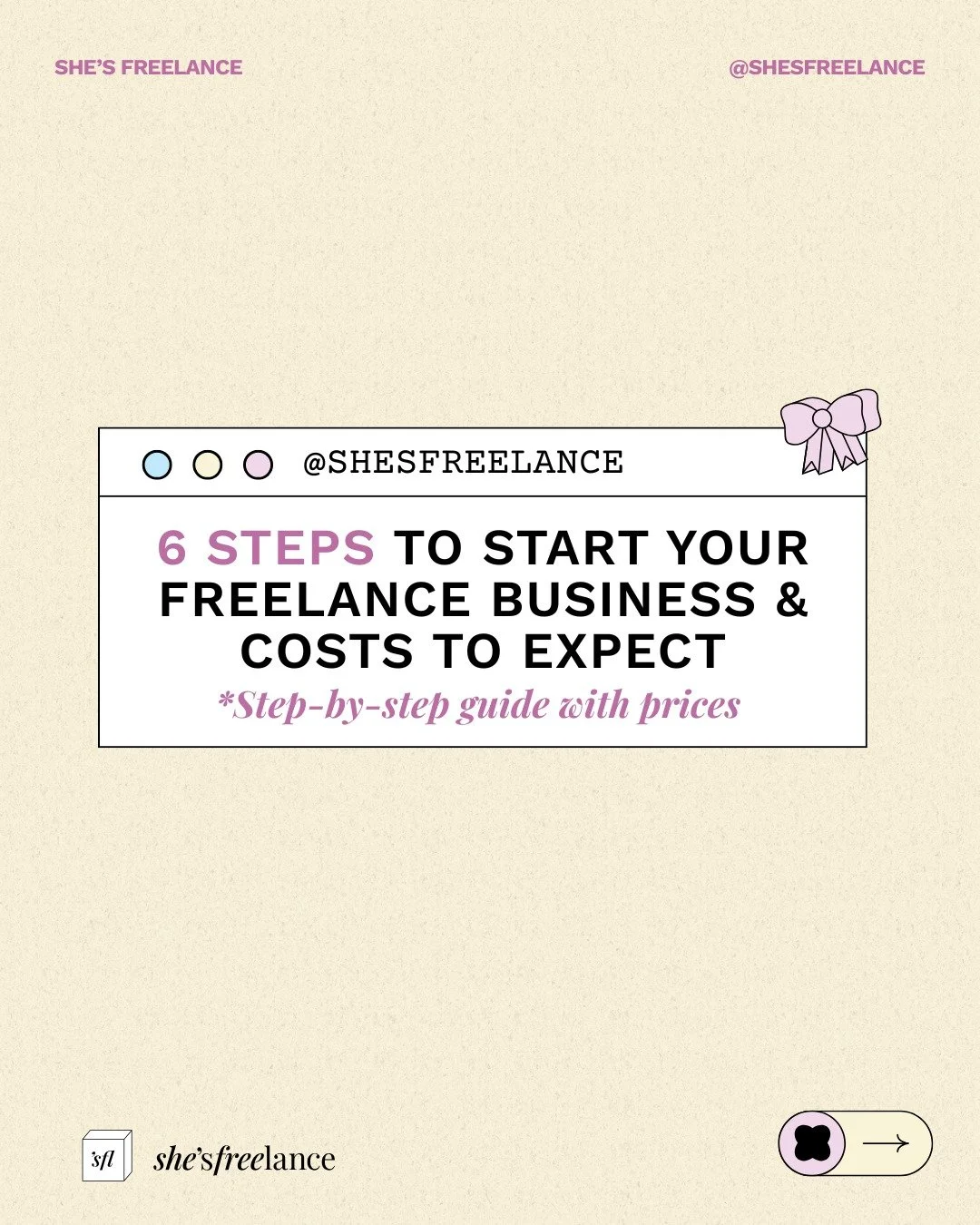 Thinking about freelancing but don&rsquo;t know where to start? ✨

This guide breaks down everything you need to know: from setup, costs &amp; tools that will make your life a lot easier! 💖

#shesfreelance #freelancer #gofreelance #freelancelife #be