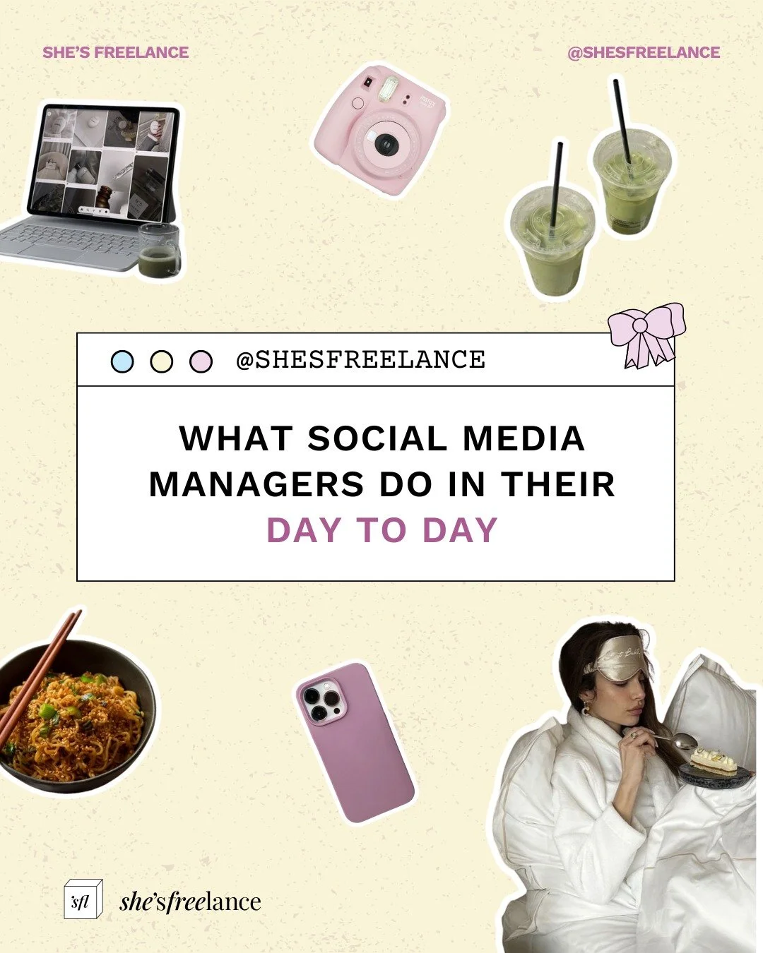 What do social media managers actually do every day? 🤔

(Spoiler: it&rsquo;s not just posting cute pics on IG!)

Here&rsquo;s a peek into the real behind-the-scenes of what I and many other social media managers do each day:

🎀 Client check-ins: ca