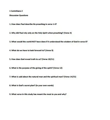 1 Corinthians 2