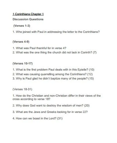 1 Corinthians 1
