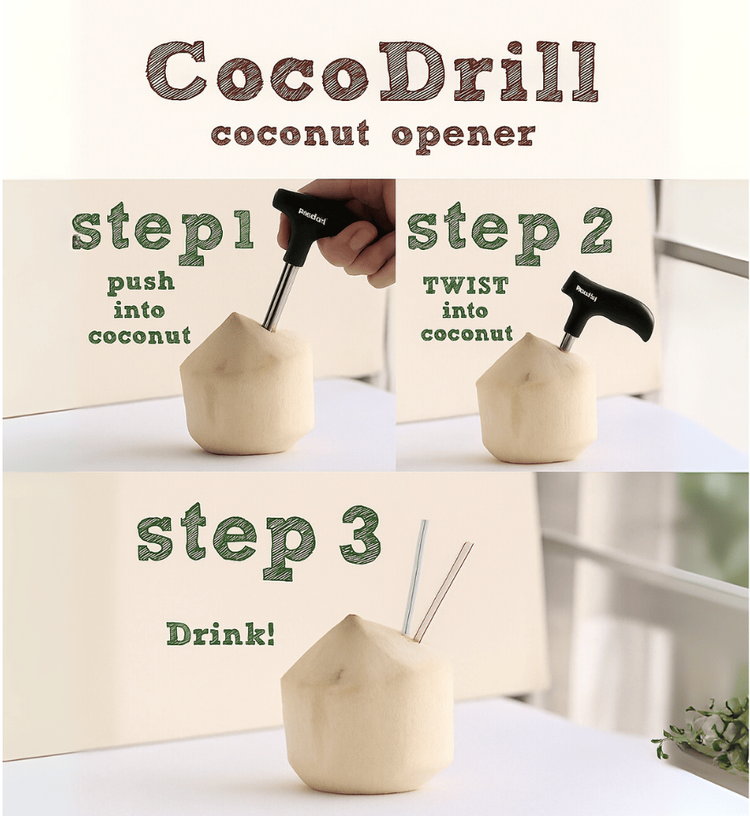 CocoDrill Coconut Opener