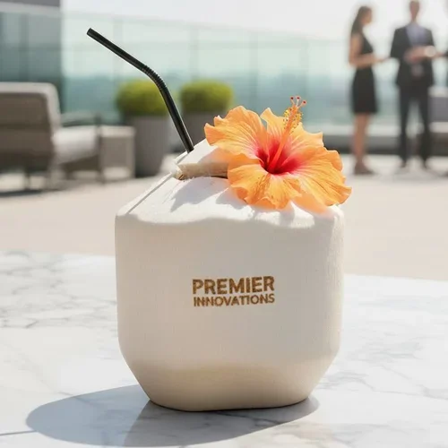 Corporate Branding Ideas: Custom Coconuts for Corporate Events