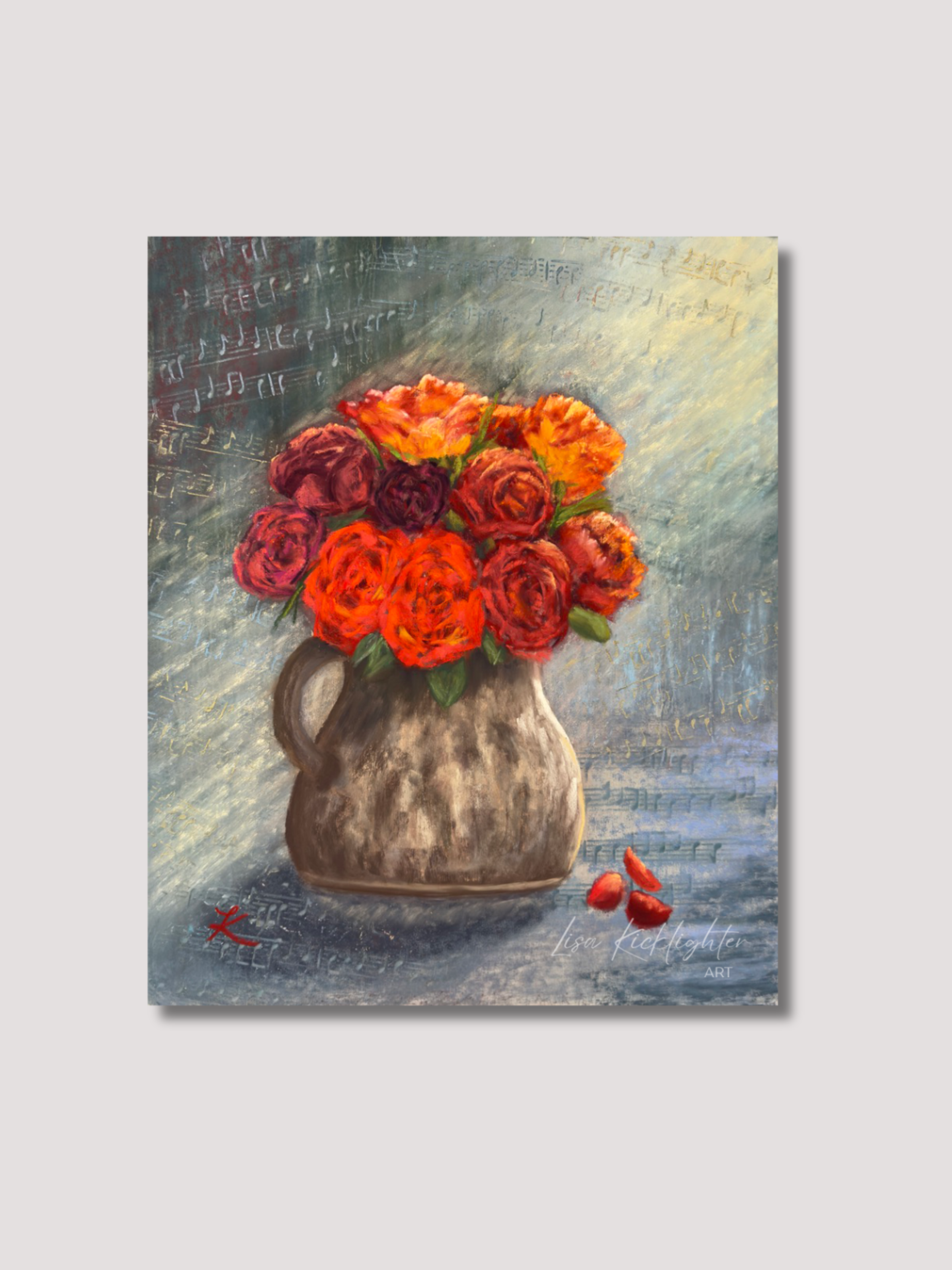 "He Keeps Me Singing" Original Soft Pastel Art