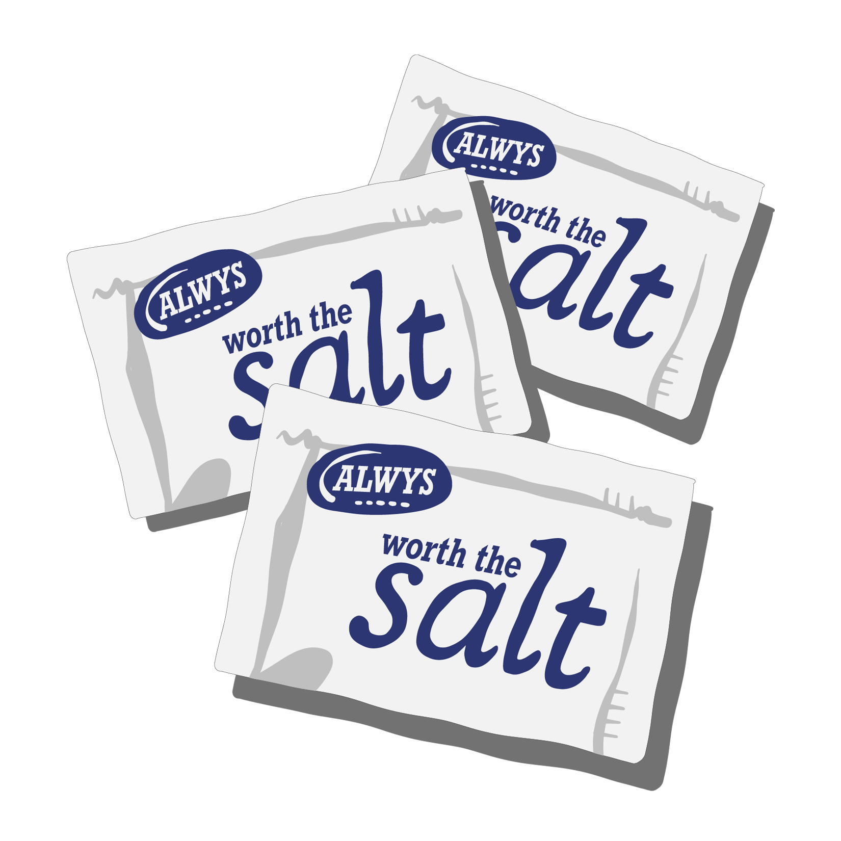 ALWYS Worth the Salt Sticker by KAYE