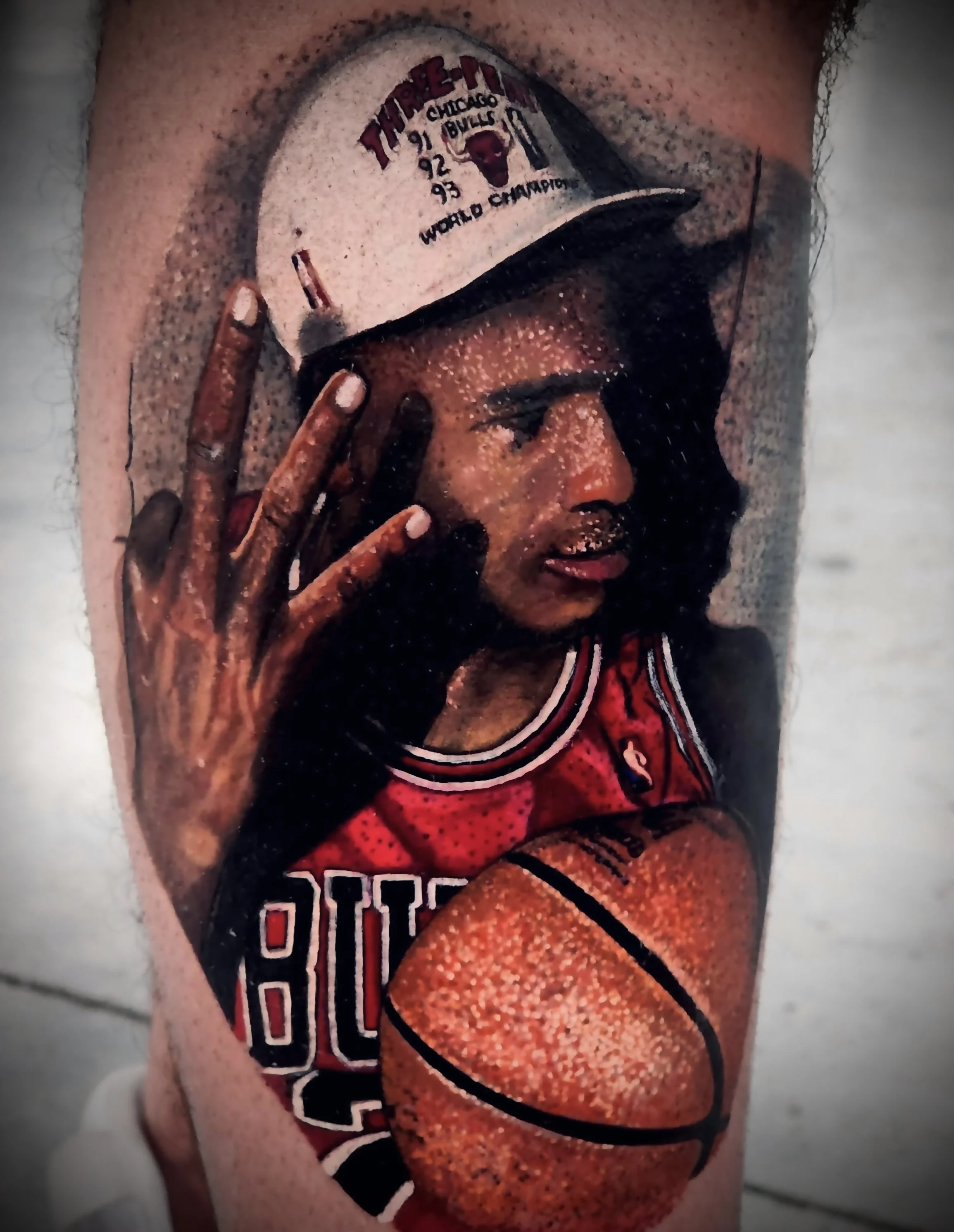 Michael Jordan tattoo Bryn beer river market tattoo company 