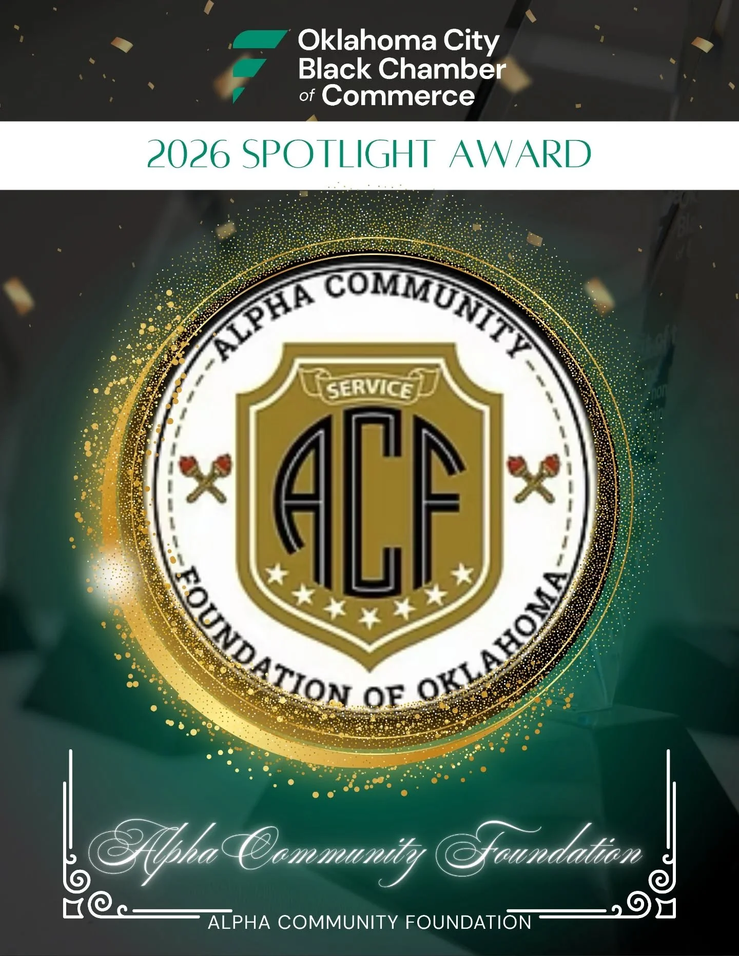 Congratulations to our Spotlight Award recipient, @alphafoundationok !

The Alpha Community Foundation of OK has positively impacted the OKC community in many ways, and their Garden Oaks Community Center is a hub for much of that work. You can suppor