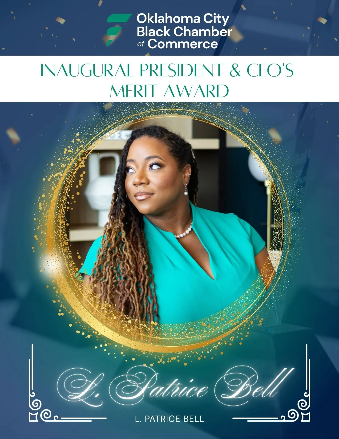 Congratulations to our Inaugural President &amp; CEO's Merit Award recipient, @l.patricebell !

We managed to bring her to tears! L. Patrice Bell is the owner of L. Bell Solutions, offering business management and fractional COO support to organizati