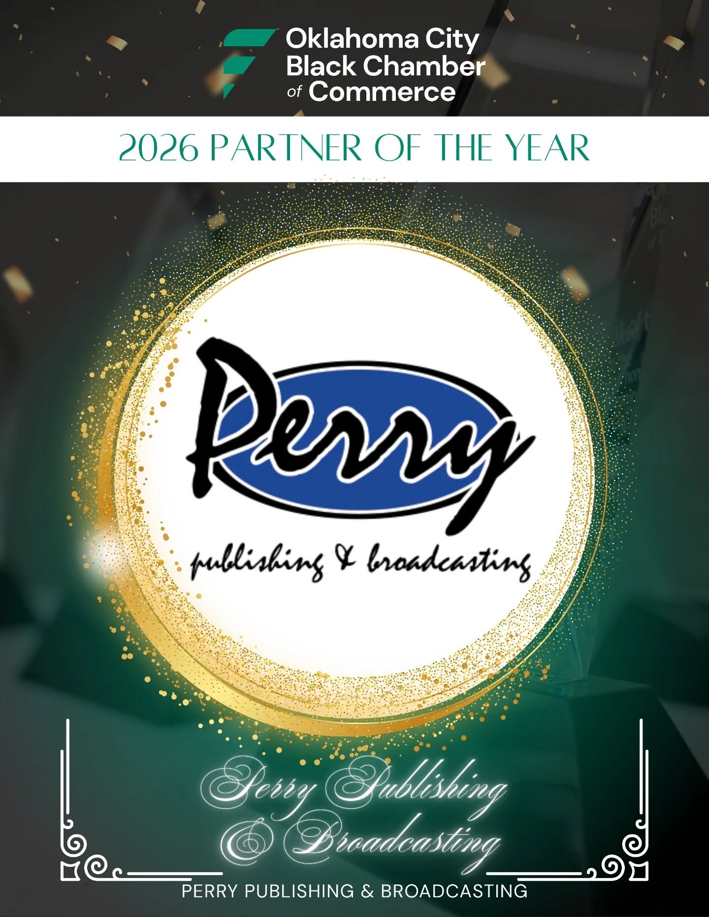 Congratulations to our Partner of the Year, @perrypublishing_brodcastingg !

We can't live without our radio! Perry Publishing and Broadcasting is the home of 10 radio stations in Oklahoma and @the_black_chronicle . It's never too late to tune in or 