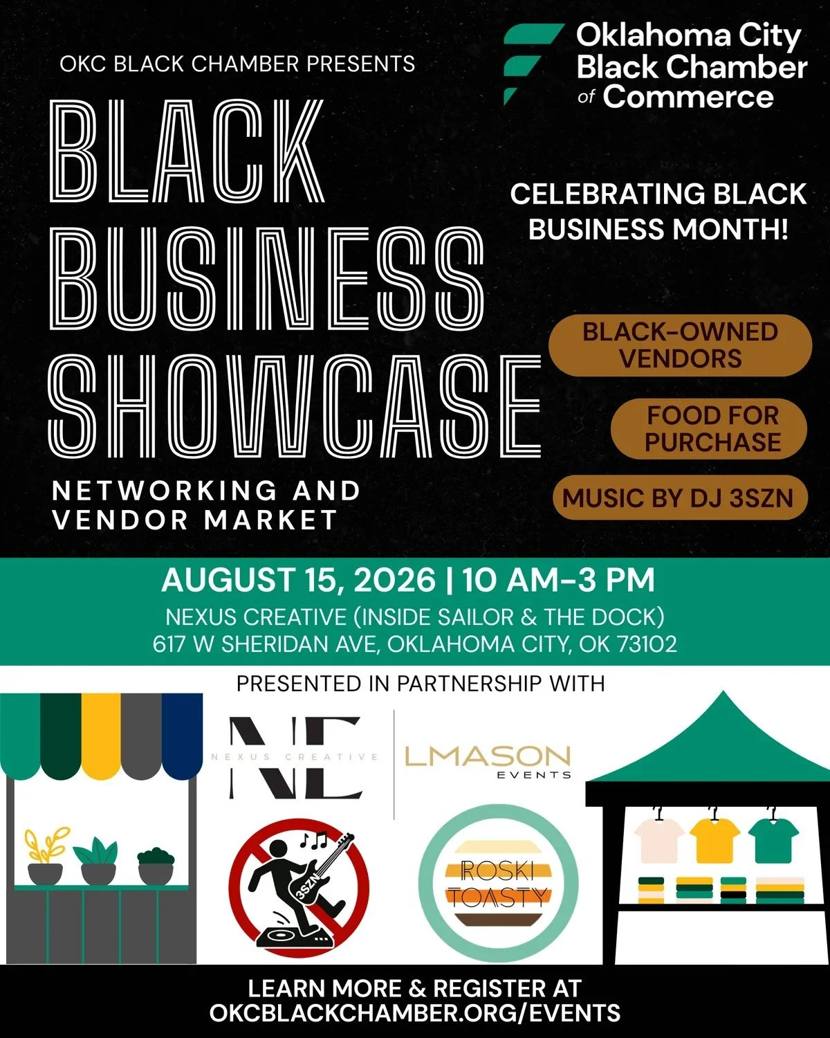 🚨 DON'T WAIT &mdash; VENDOR SPOTS ARE ALMOST GONE! 🚨
⏳ Only a FEW Vendor Spaces Remain!
🛍️ Become a Vendor TODAY!
🤝 Become a Sponsor TODAY!
✨ Showcase your business
📣 Increase your visibility
🖤 Support Black-owned businesses &amp; entrepreneurs