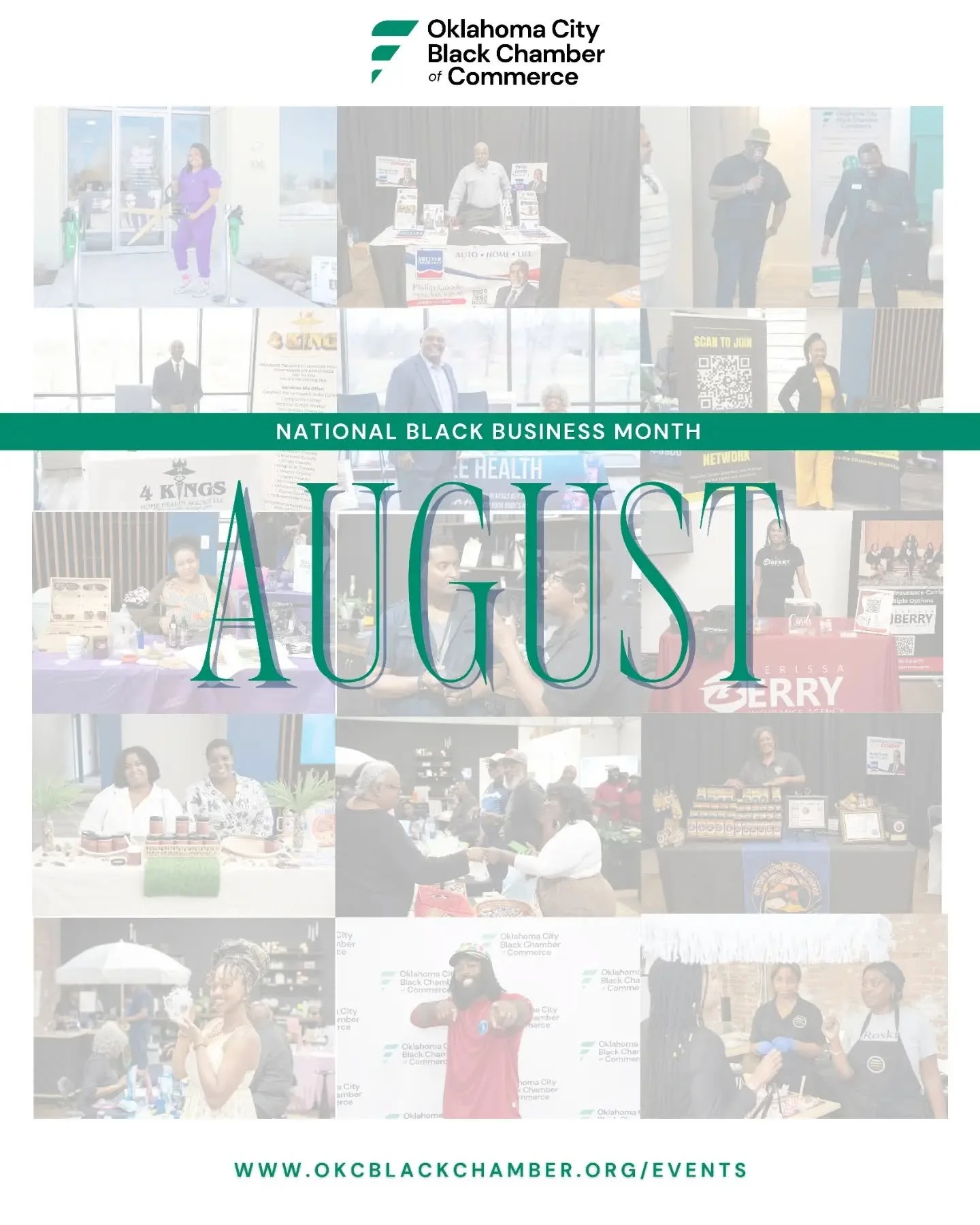 August is National Black Business Month, and re OKC Black Chamber is celebrating like only we can!

Swipe through to see the deals, discounts, and events that we have all month long.

We can't wait to celebrate with you!