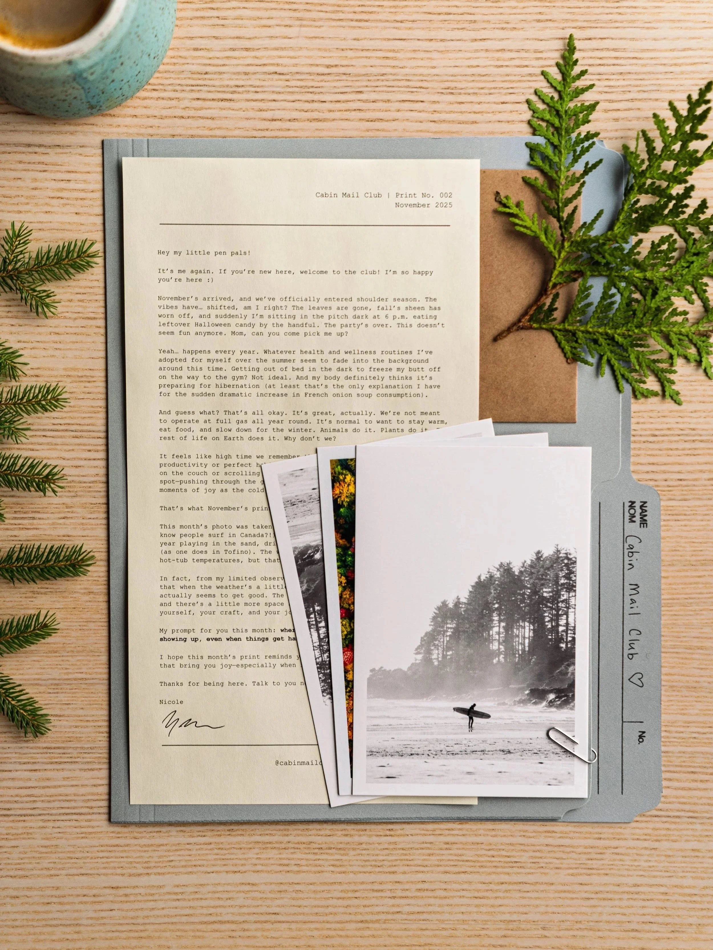 Flexible Monthly Postcard Subscription | Cabin Mail Club