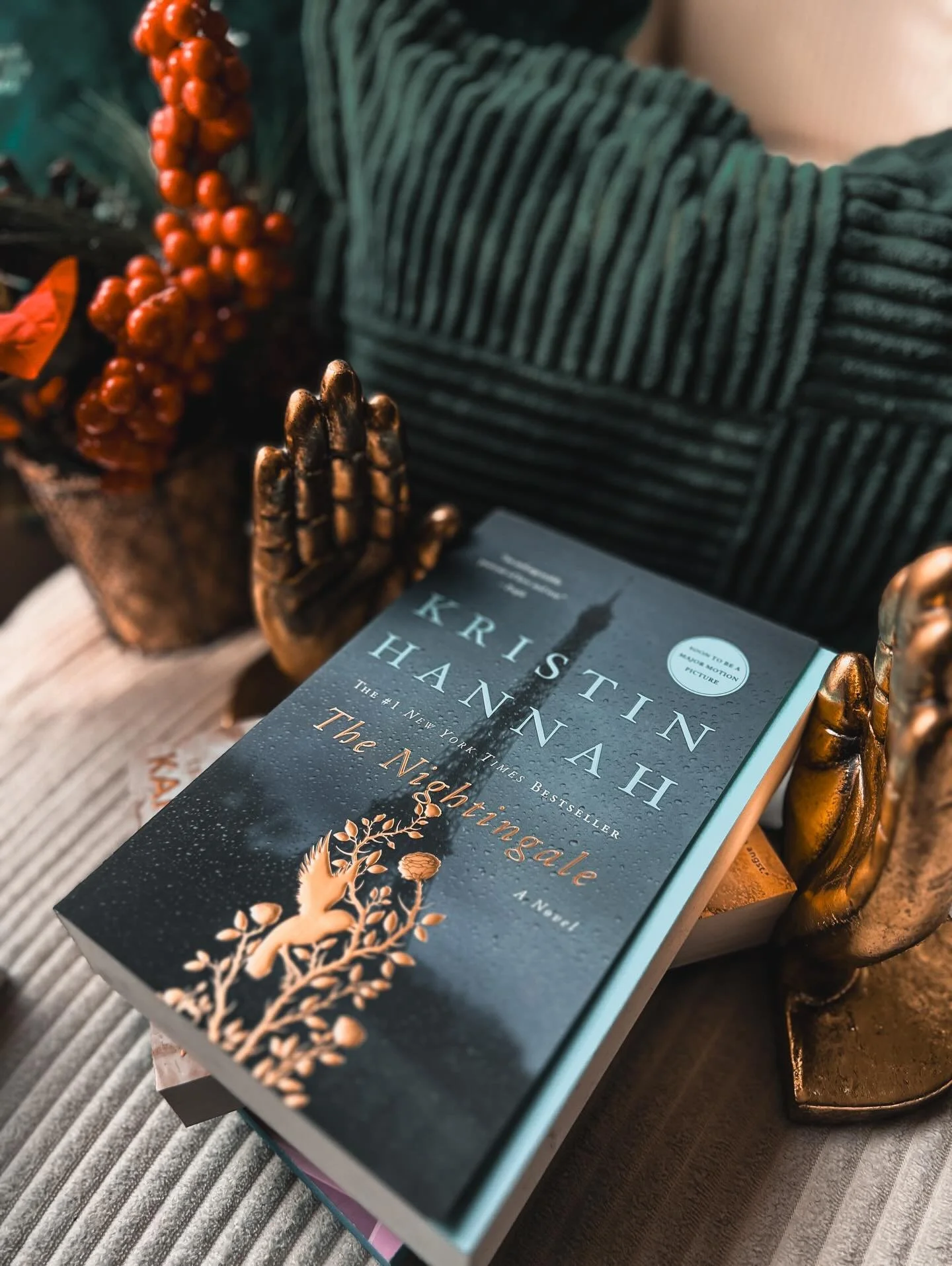 The Nightingale. A beautiful story of resilience and bravery in the face of true evils of humanity. 👏

The Nightingale follows two very different sisters in Nazi-occupied France as they navigate love, fear, and impossible choices during World War II