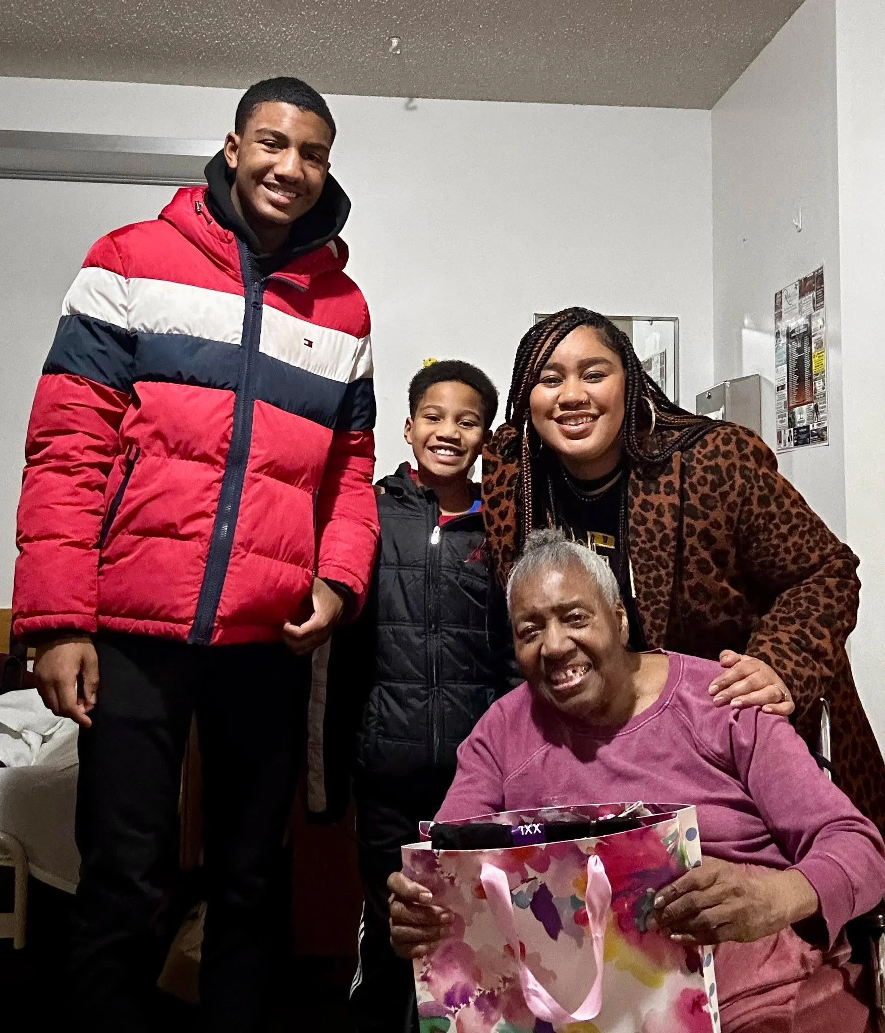 Blessed to hug my grandma &amp; tell her I love her again. 😍 When I asked if she remembered who I was she said yes with a bright smile and then called me my mamas name. I said, &ldquo;Well, you are close Grandma! I&rsquo;m her daughter &mdash; your 