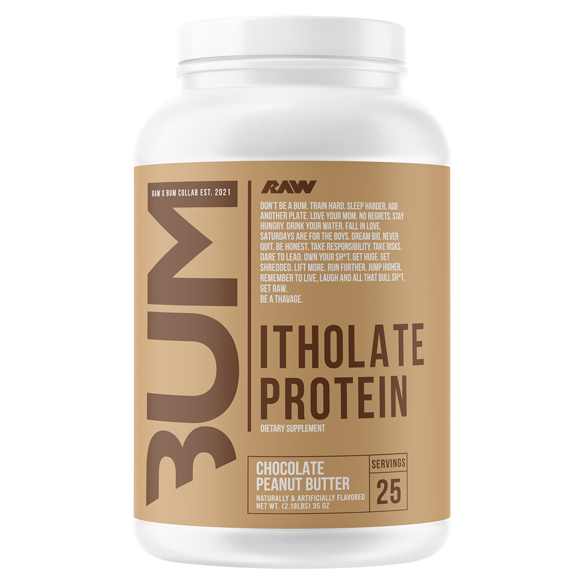 CBUM-Itholate 25 Serve (Choc/ Pnt/ Butter