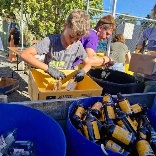 Seagull Centre and Thames Scouts Bottle Drive Report