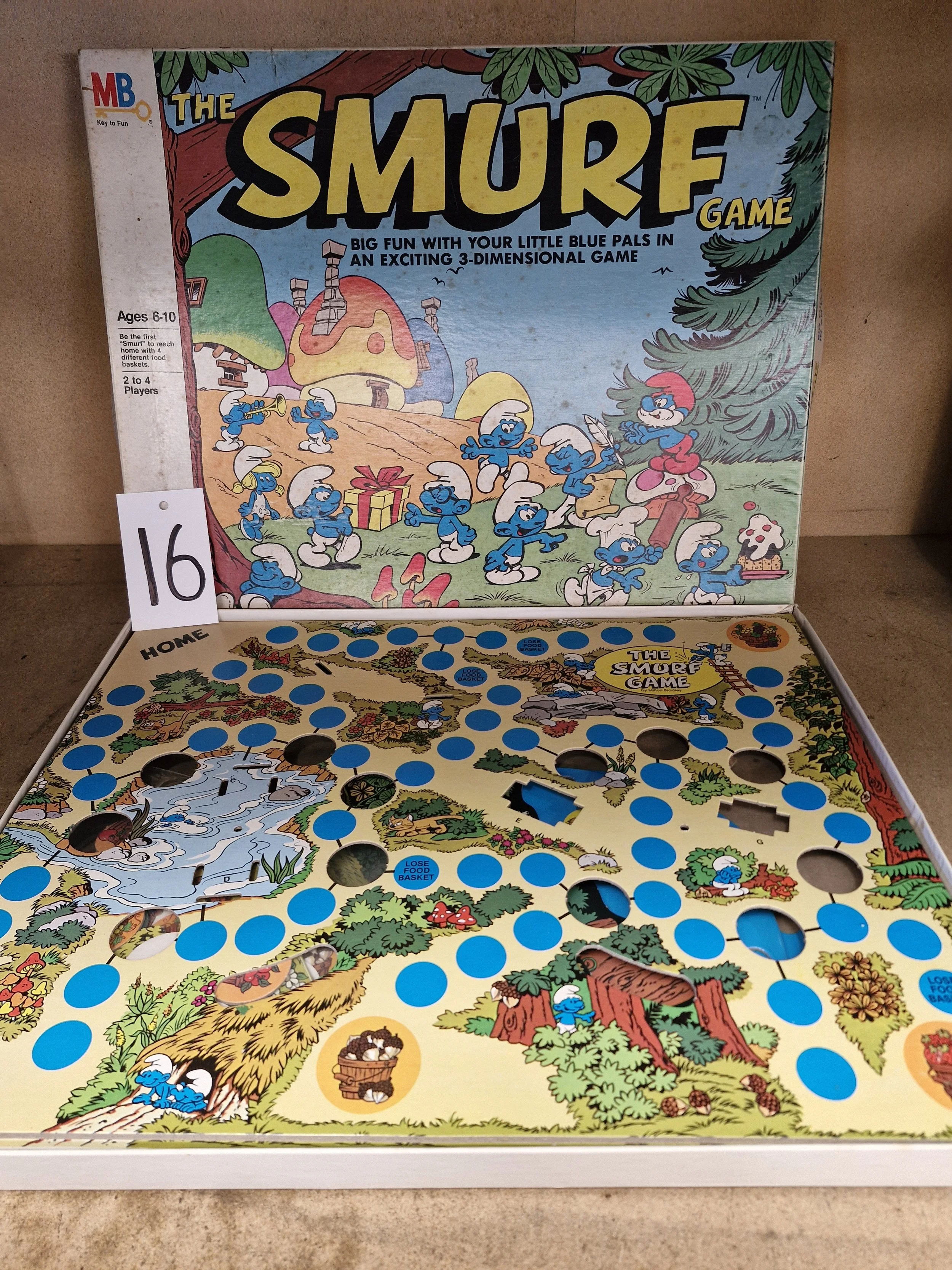 Smurf Board Game, as is.