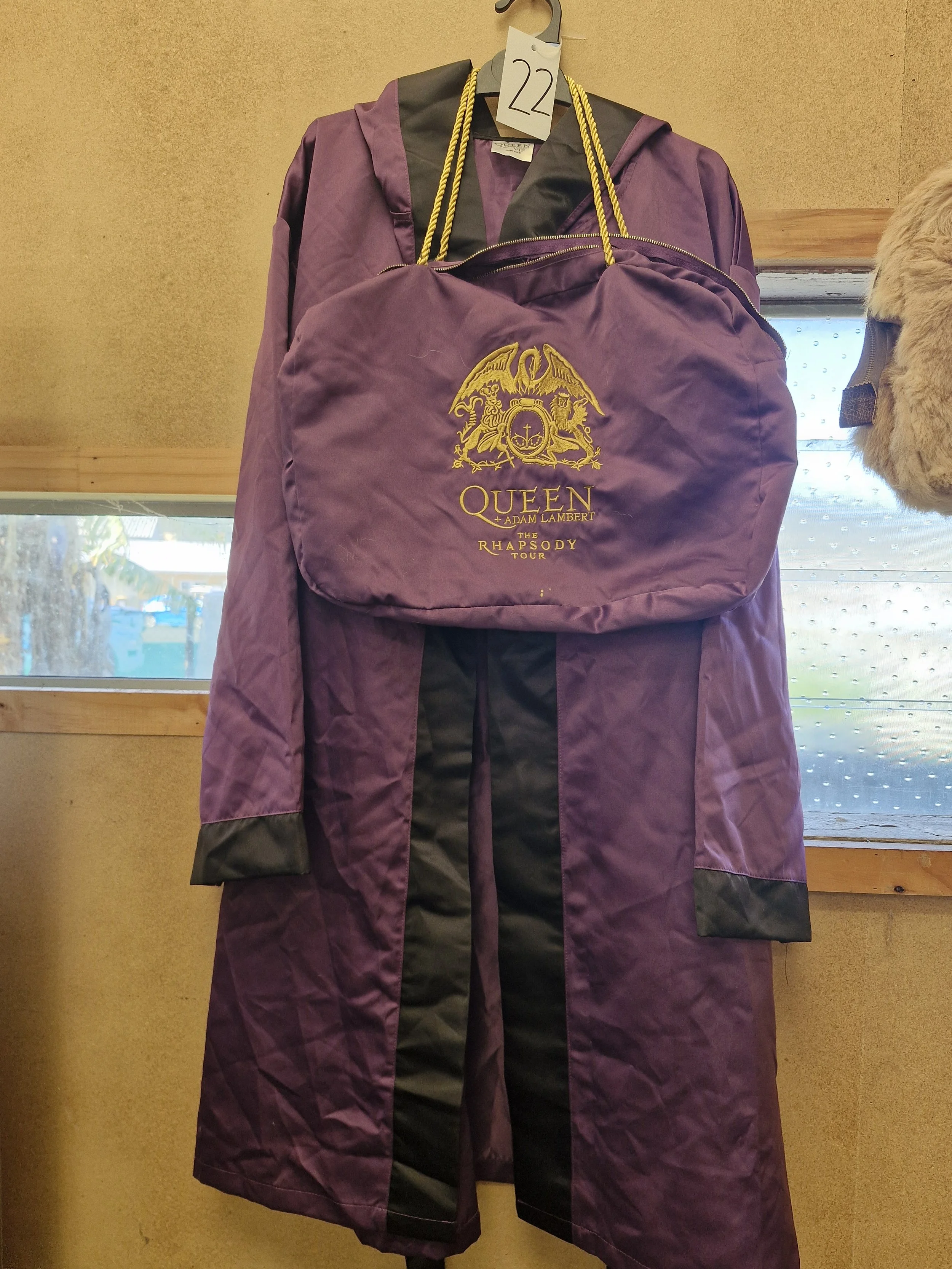 QUEEN + Adam Lambert VIP gown and bag