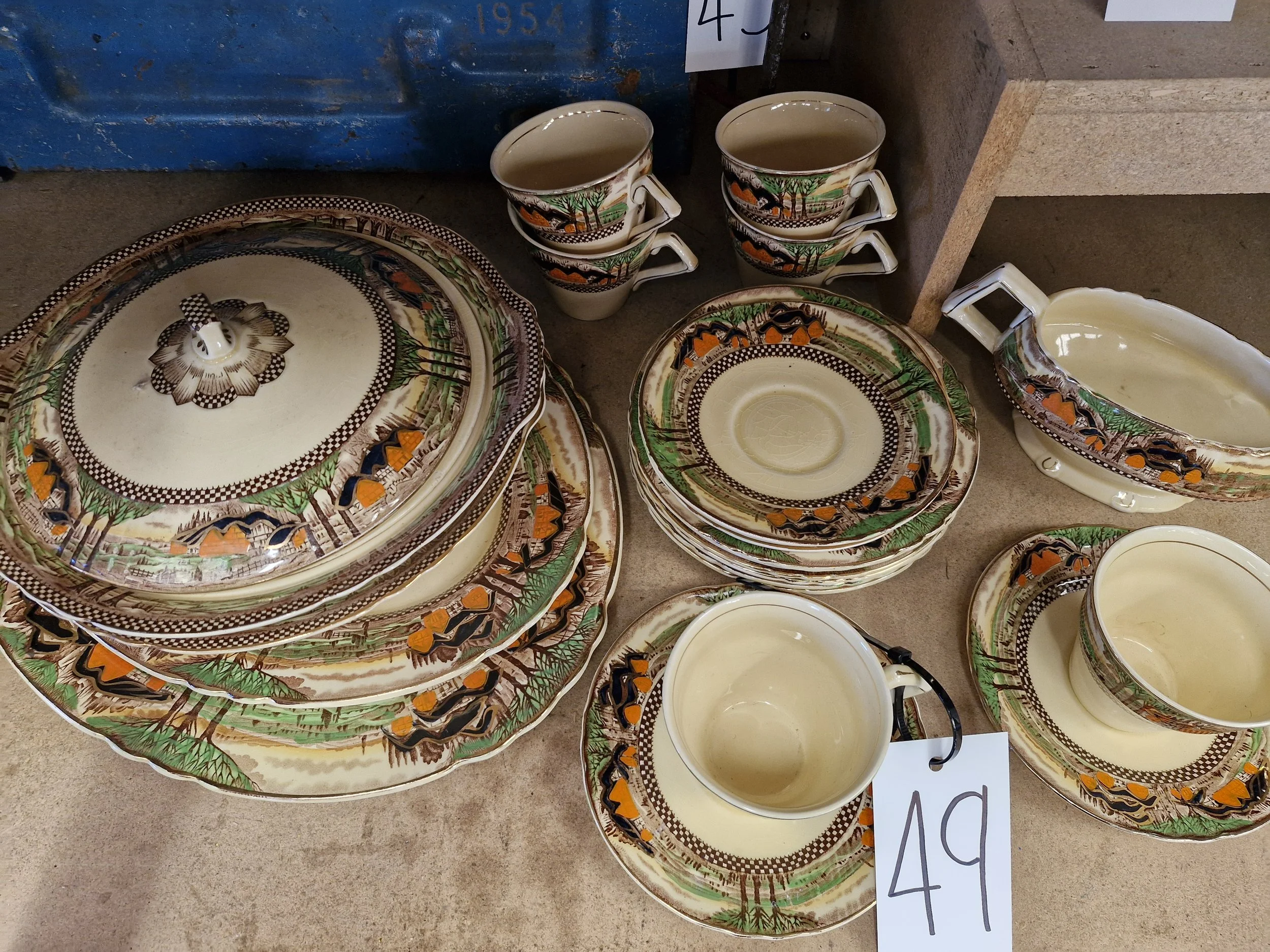 Myott Son & Co, Hanley, 1880, England’s Countryside – 22piece