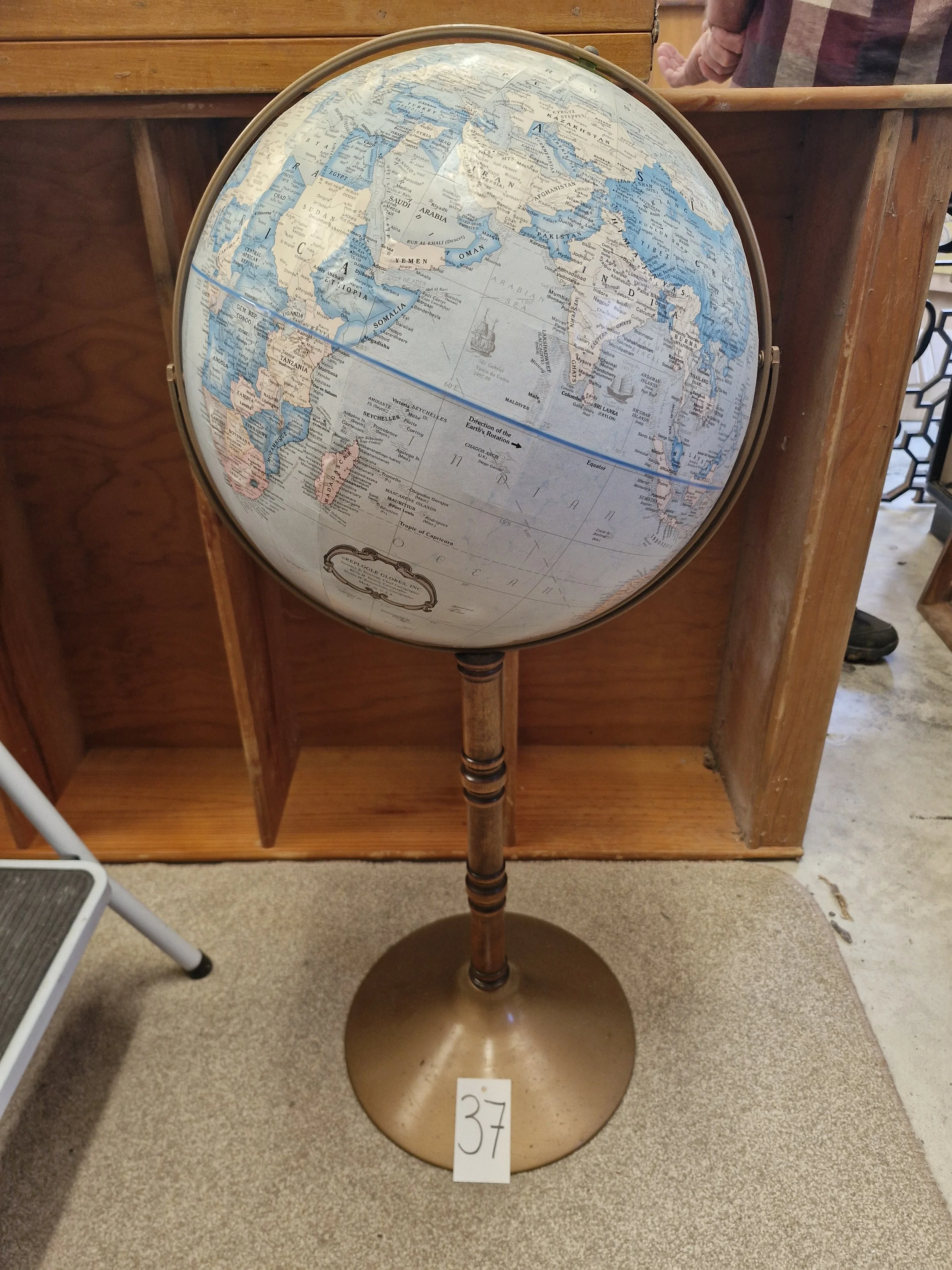 Globe on stand, Great Condition