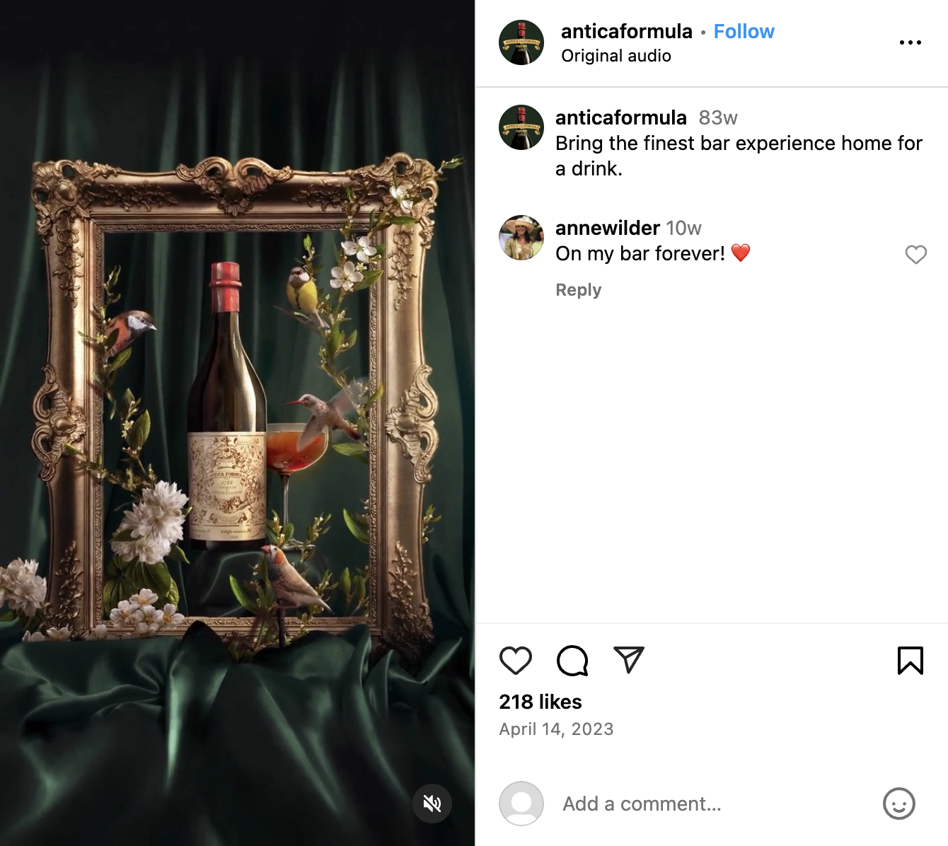 Anitca Formula Framed