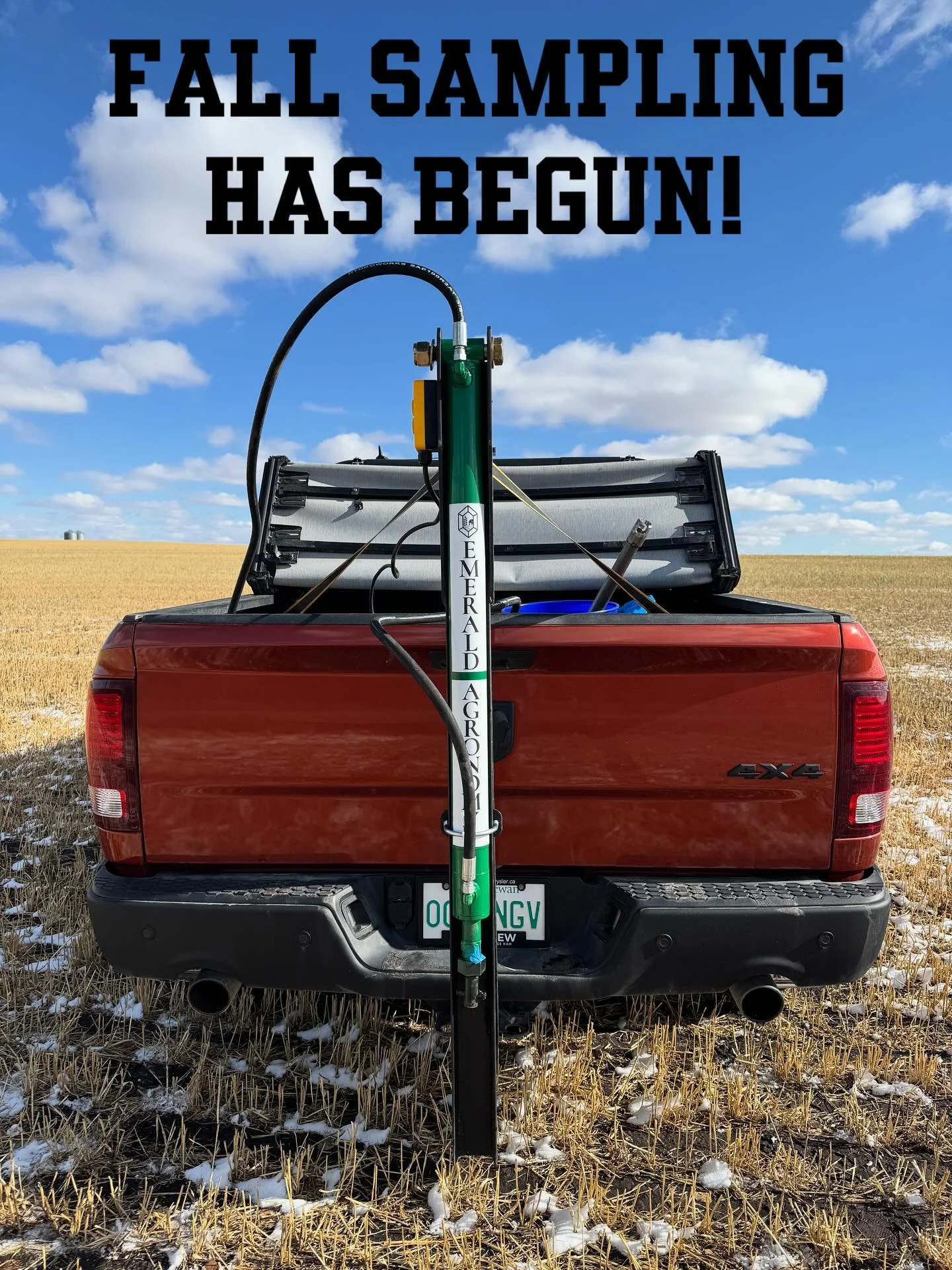 Sampling for the 2026 season has begun! 

#Agronomy #Soil #SoilSampling #InTheField #SoilScience #DirtNerd #Nutrients #FallSampling #AutumnDays #FarmGirl #EmeraldAgronomy