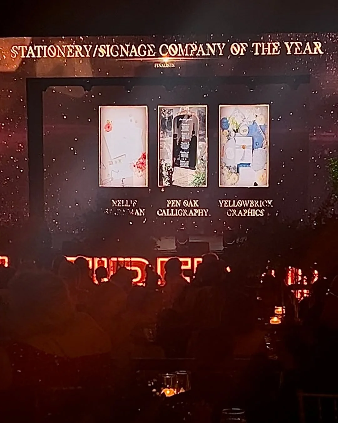 What a sweet night out with Mr. Pen Oak! Once again, so honored to be named a finalist in my category and many congratulations to the oh so gifted Nellie Sparkman! It&rsquo;s truly remarkable to sit in a room with 900+ peers in this industry and get 