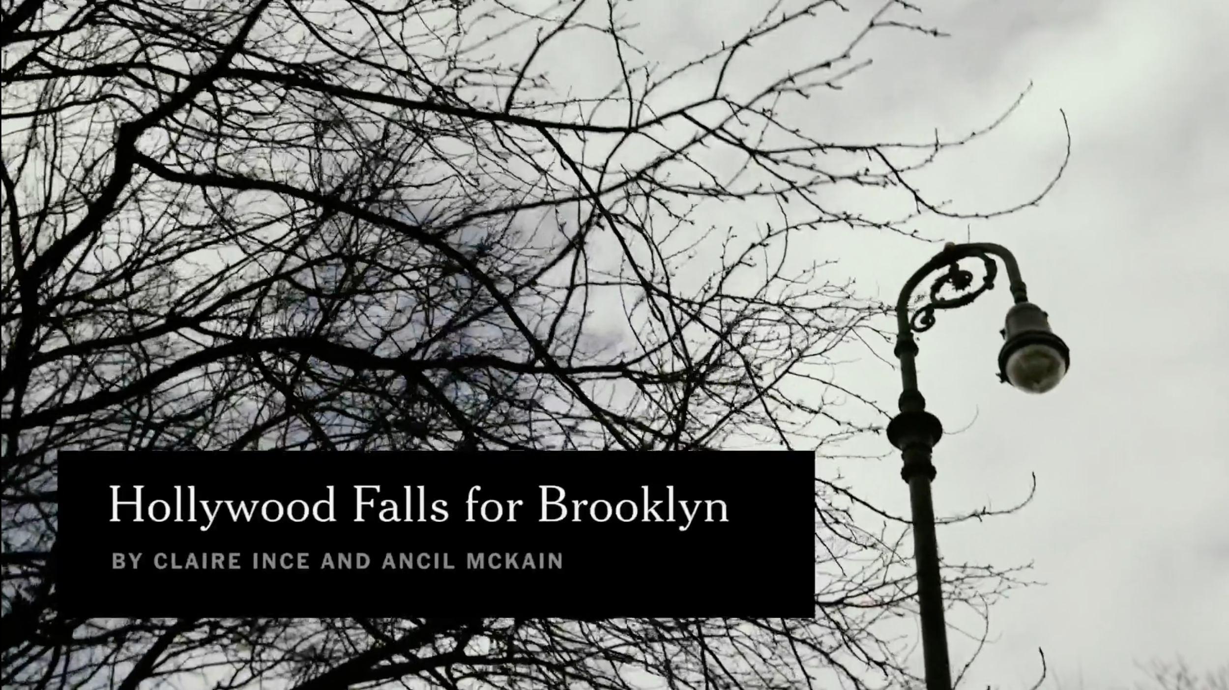 Hollywood Falls For Brooklyn - New York Times 