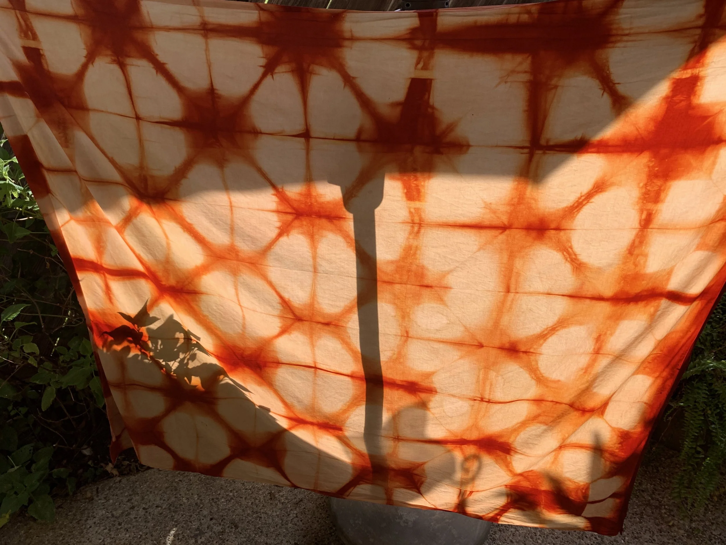 Block Shibori (2020)—Dyed with Madder