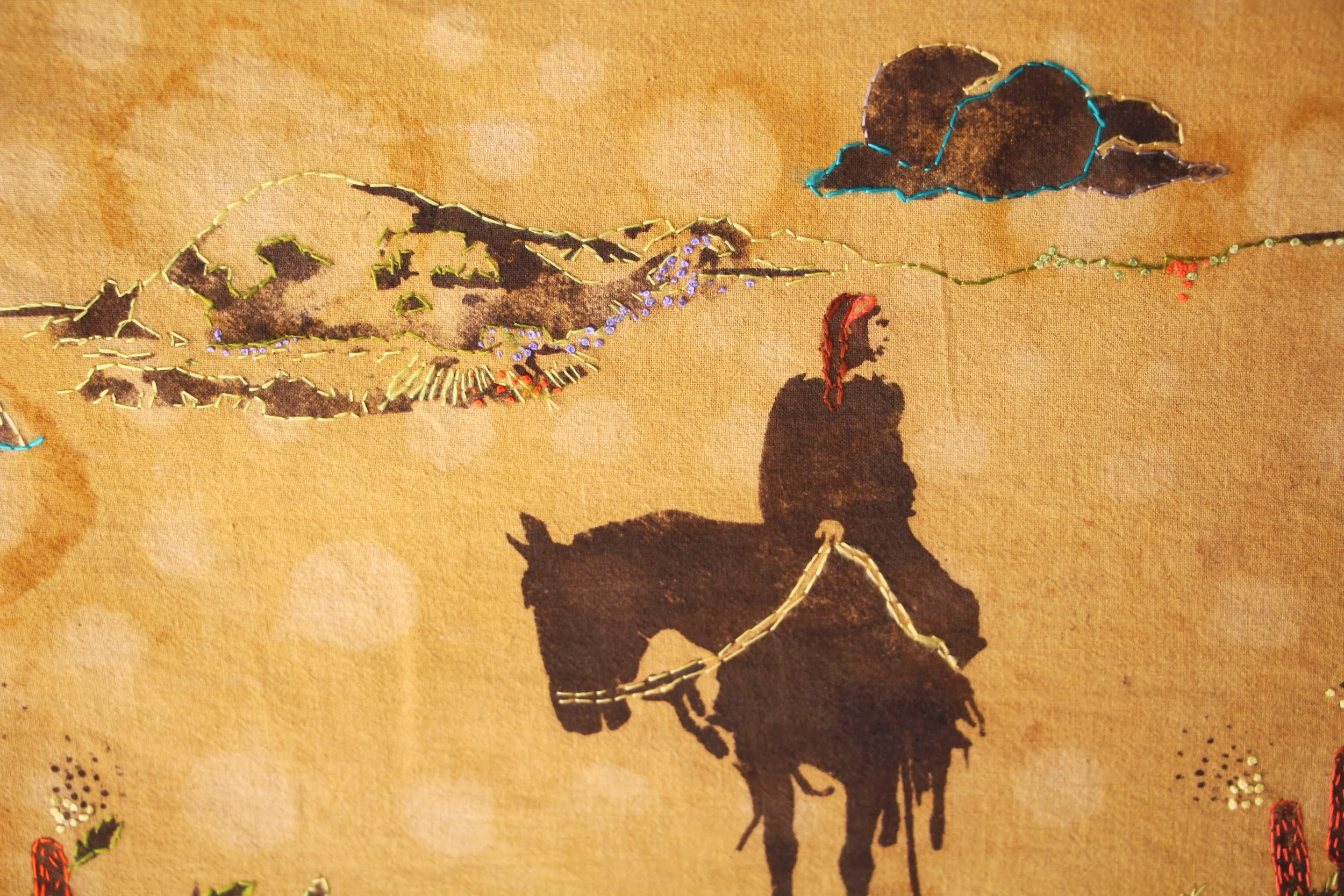 Pomegranate Sky—Detail