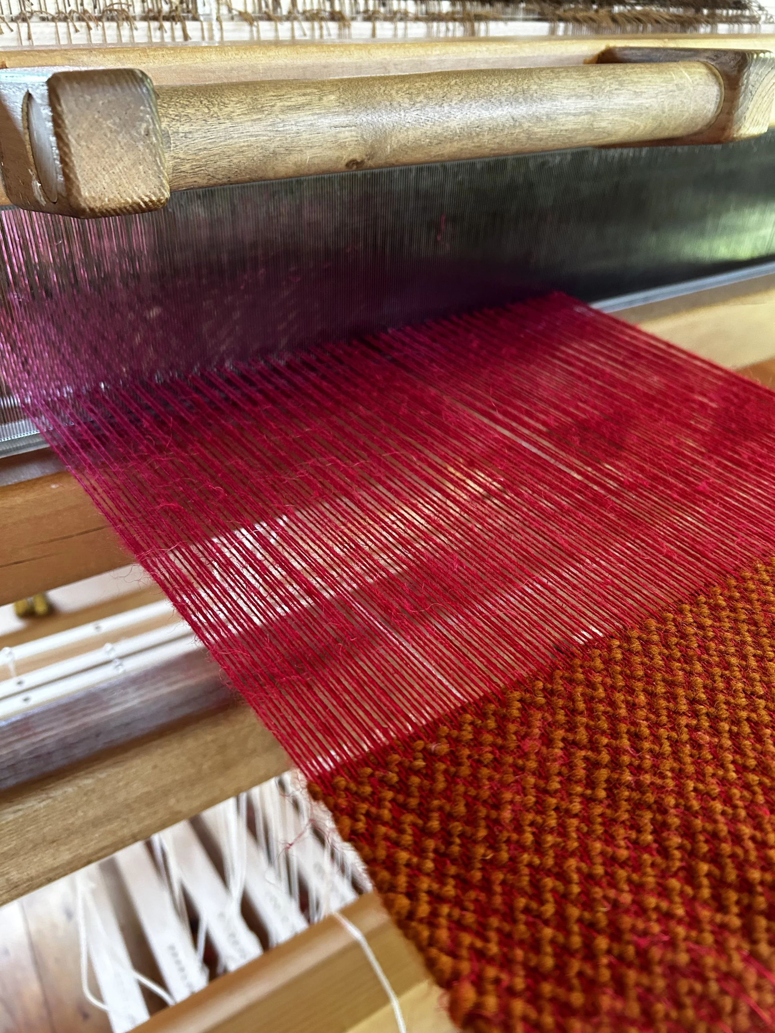 Linen Diamond Weave (Four-Shaft) — In Progress (2023)