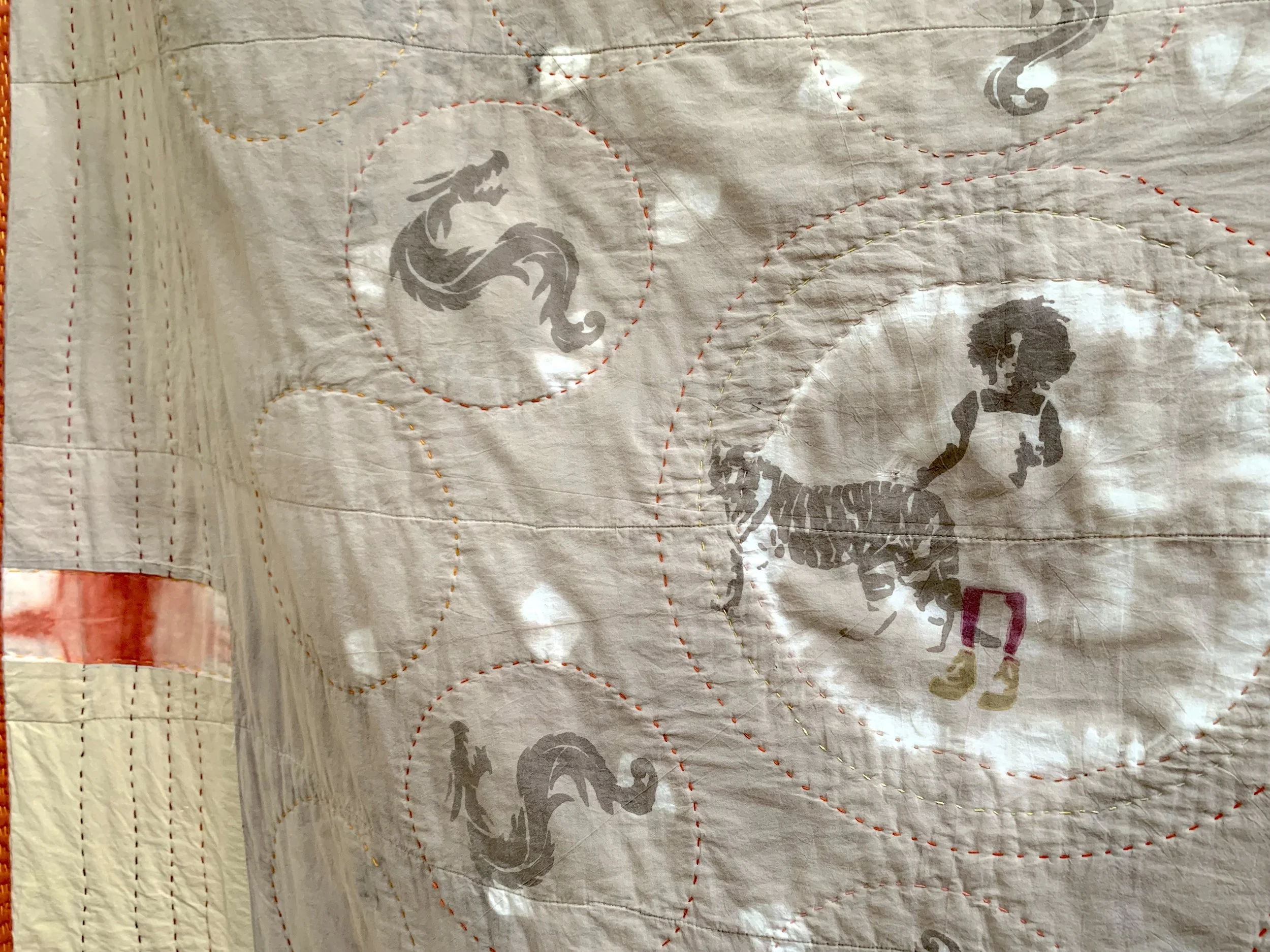 Tiger Mom Dragon Girl Detail