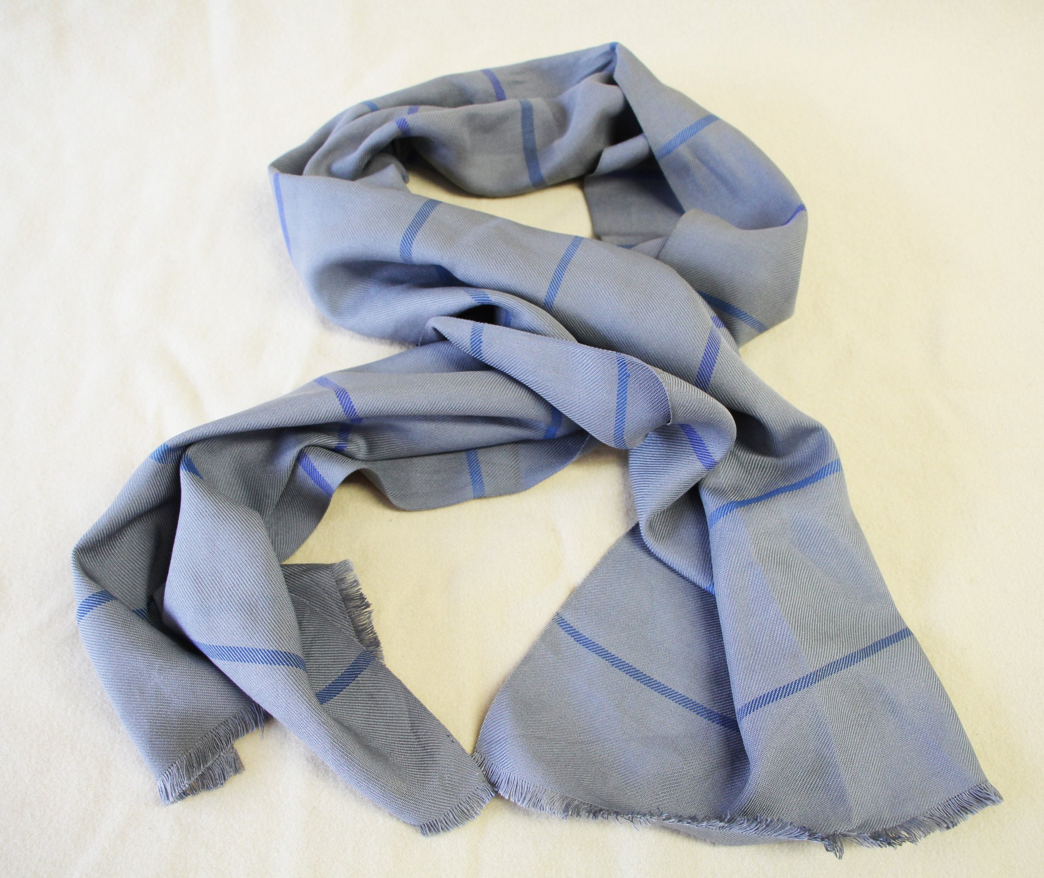 Silk Twill Scarf, Vintage Gütermann Buttonhole Silk