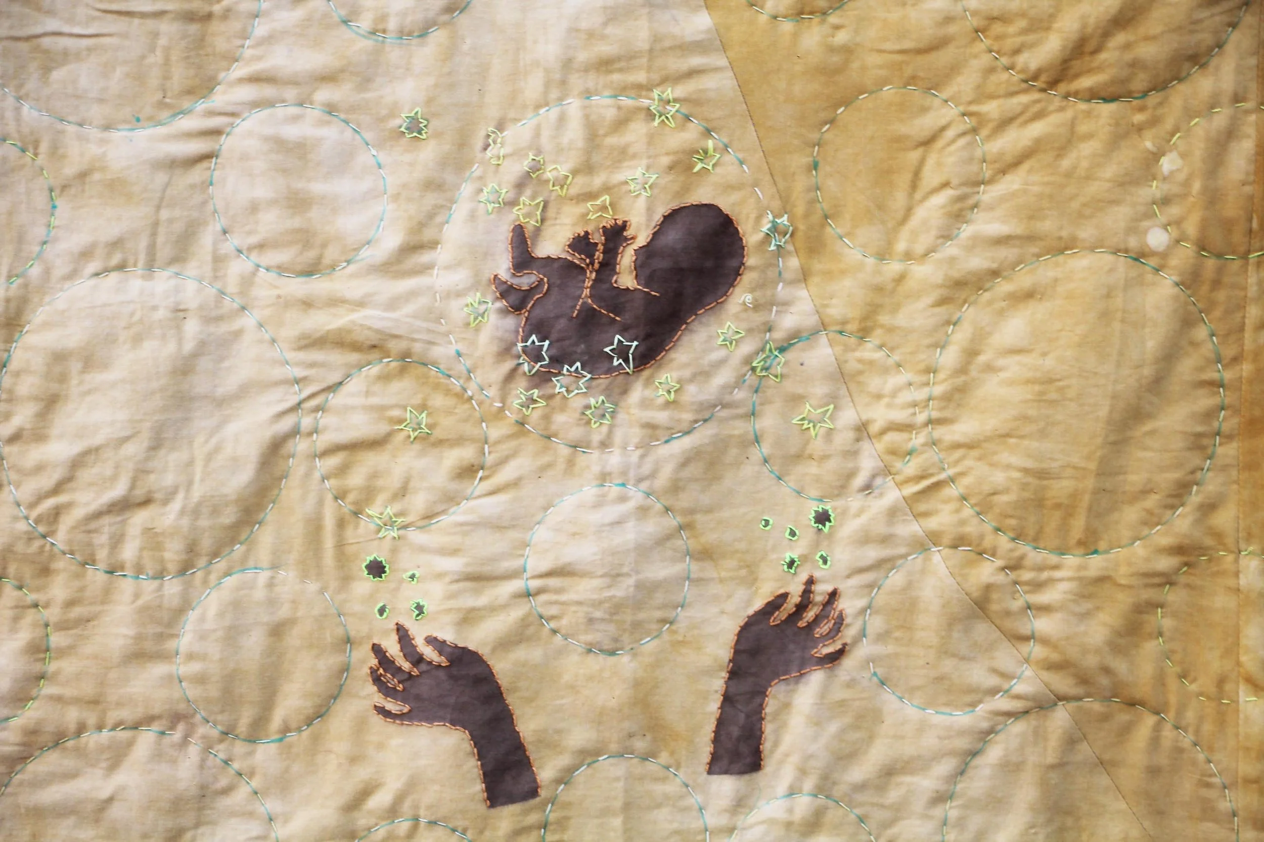 Quilt — Gifted to a Friend’s Newborn Son—Detail 