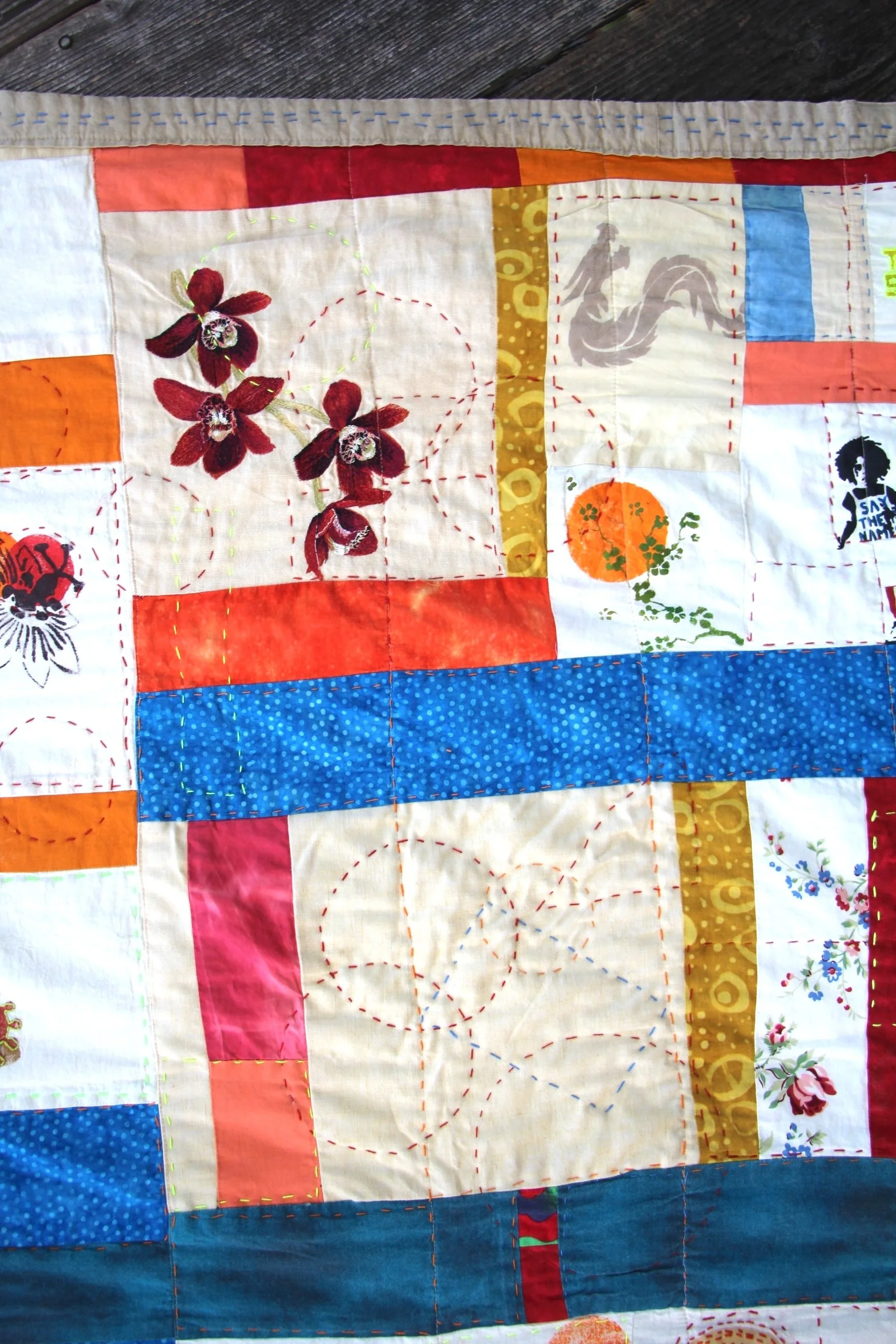 Memorial quilt—Detail