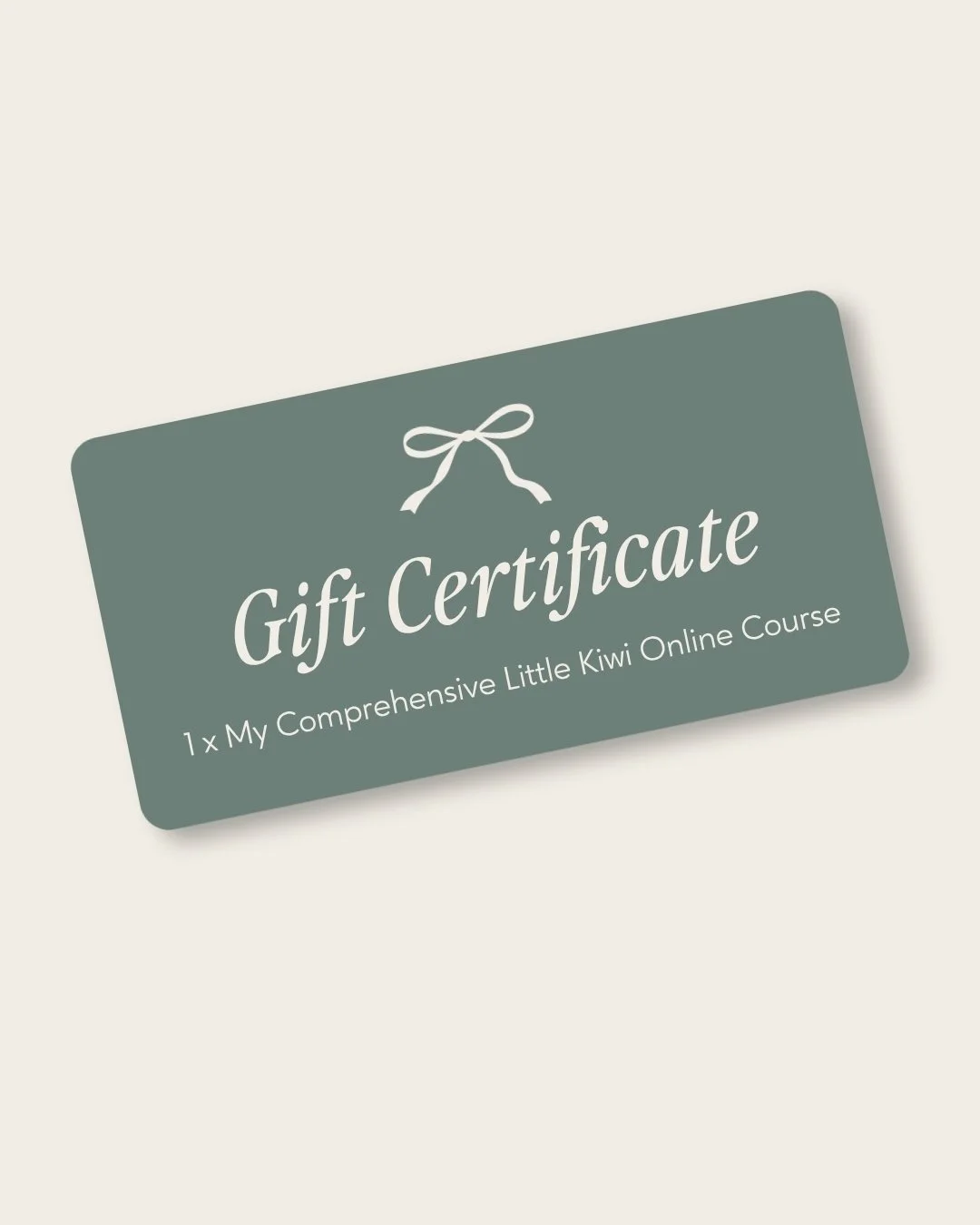 GIFT CARD - Full Online Course