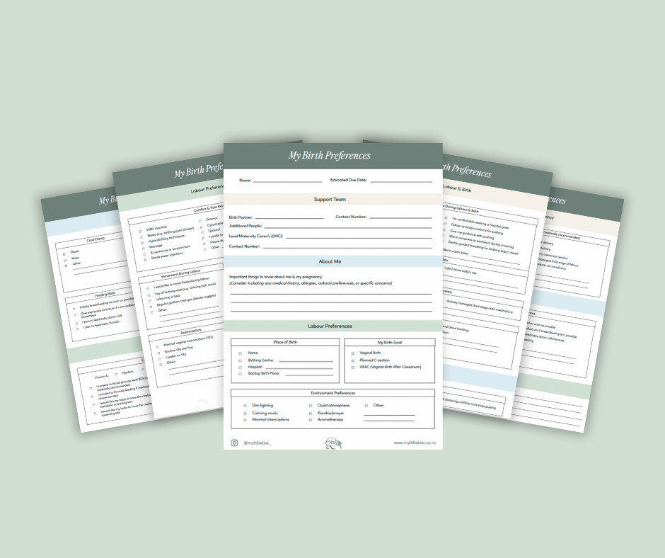 Birth Preferences Template