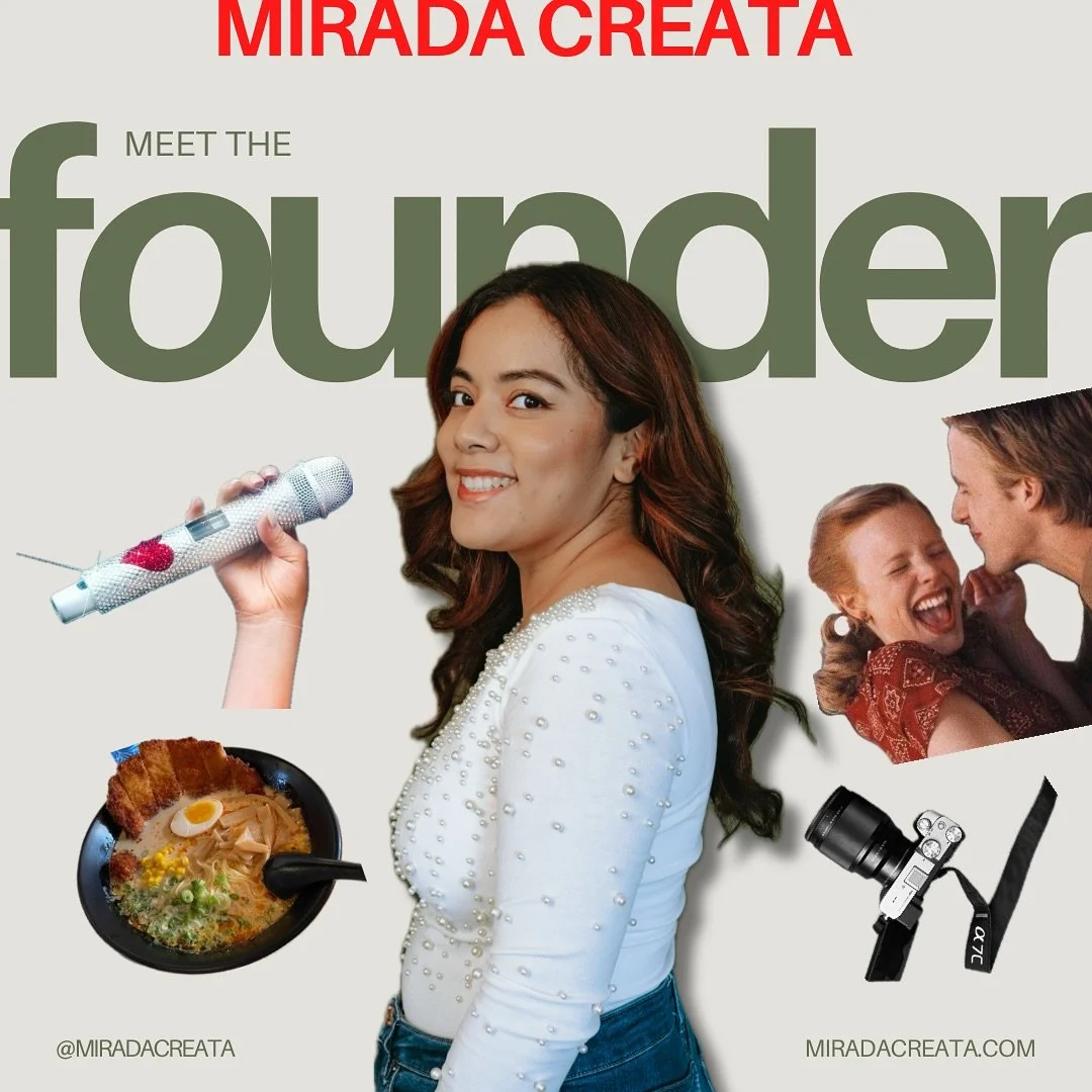 WE ARE NOW LIVEE!! 
A big thank you those who gave me that little push because it sparked so much motivation for me! 

Mirada Creata has been in the works since last year and I&rsquo;m excited to actually make it a business this time. I&rsquo;ve cate