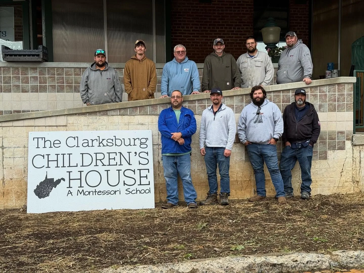 We were blessed by workers from the EQT Corporation today who volunteered their time to build our new swingset, paint our picnic table and set up a new pergola to protect the children from sun and rain. The children are SO excited to try out the new