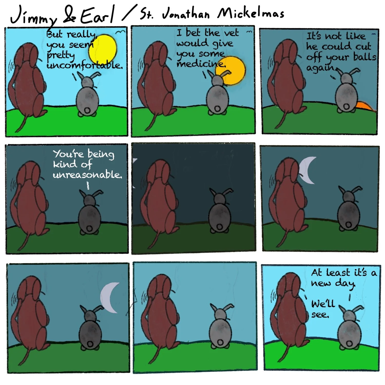 Jimmy & Earl comic strip for August 9, 2026