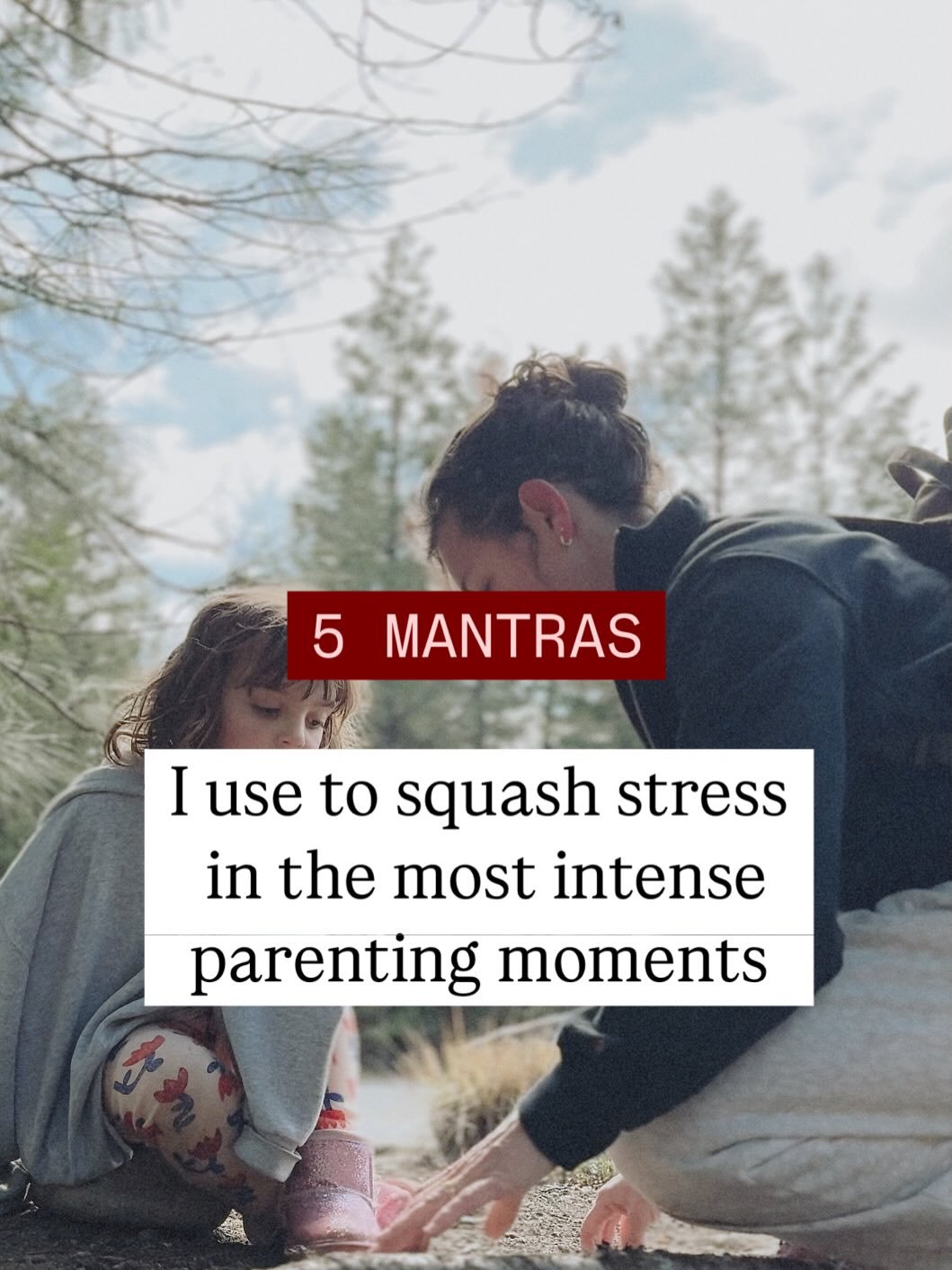 Mantras or go-to mindsets like this have made such a difference for me in navigating through those most intense parenting moments. 🧠When you&rsquo;re caught in a stress response and operating out of fight-or-flight mode, quick mantras like this can 