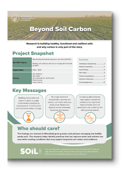 Fact Sheet: Beyond Soil Carbon