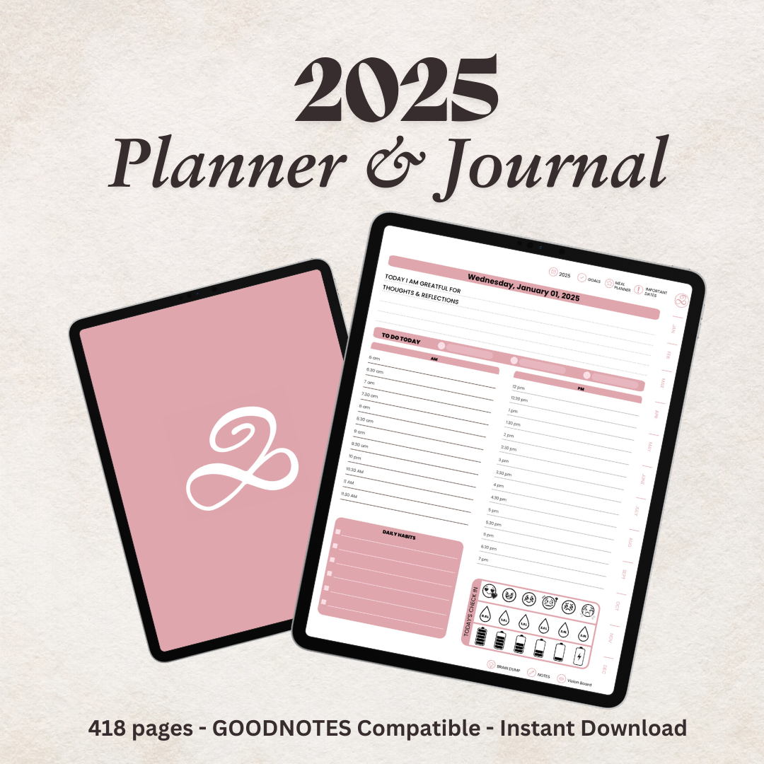 2025 Digital Planner - Blush